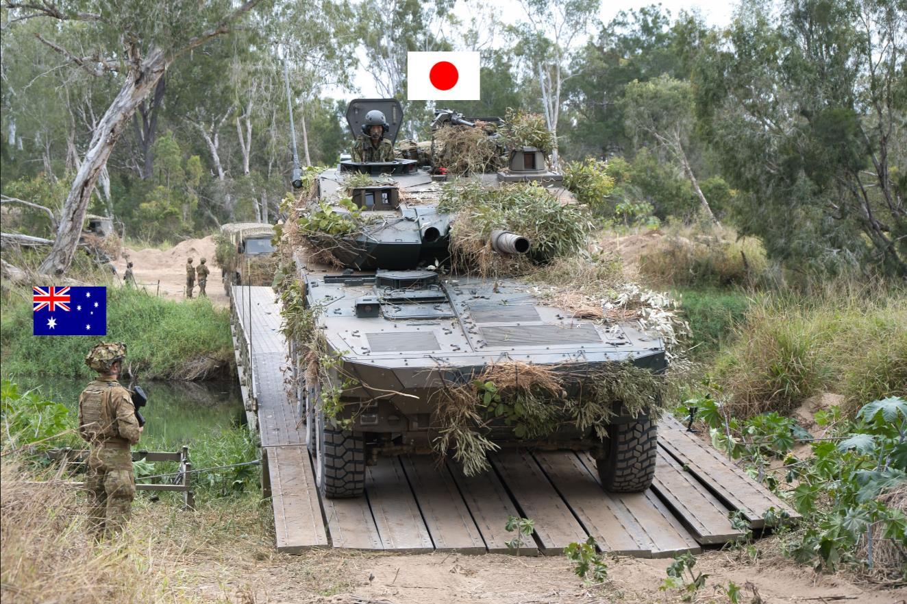 日本自卫队去了澳大利亚参加“南杰卡鲁”（Southern Jackaroo ）2