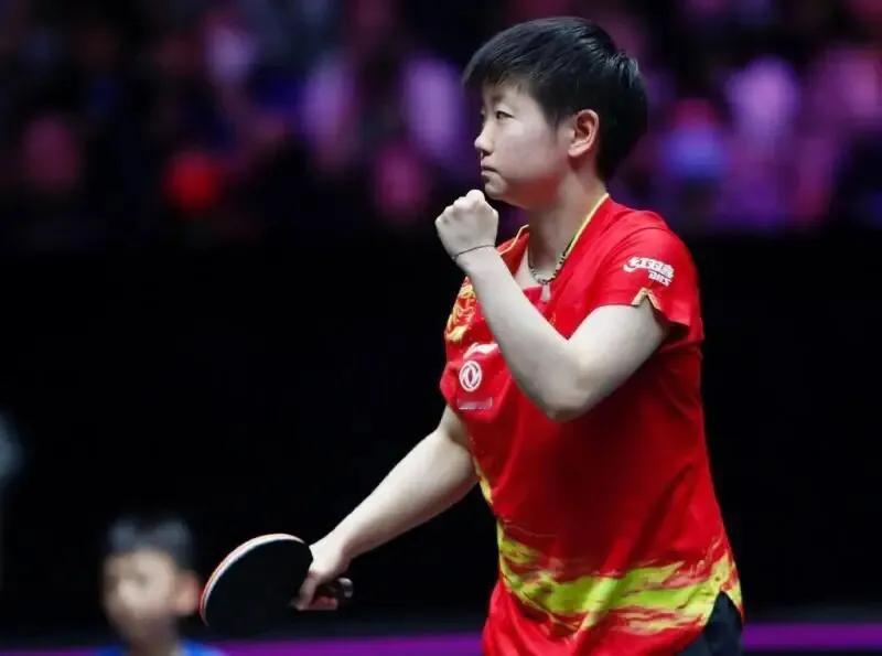 中国女子乒乓球队3:2战胜日本女子乒乓球队，我们获得了冠军

1、孙颖莎状态正值