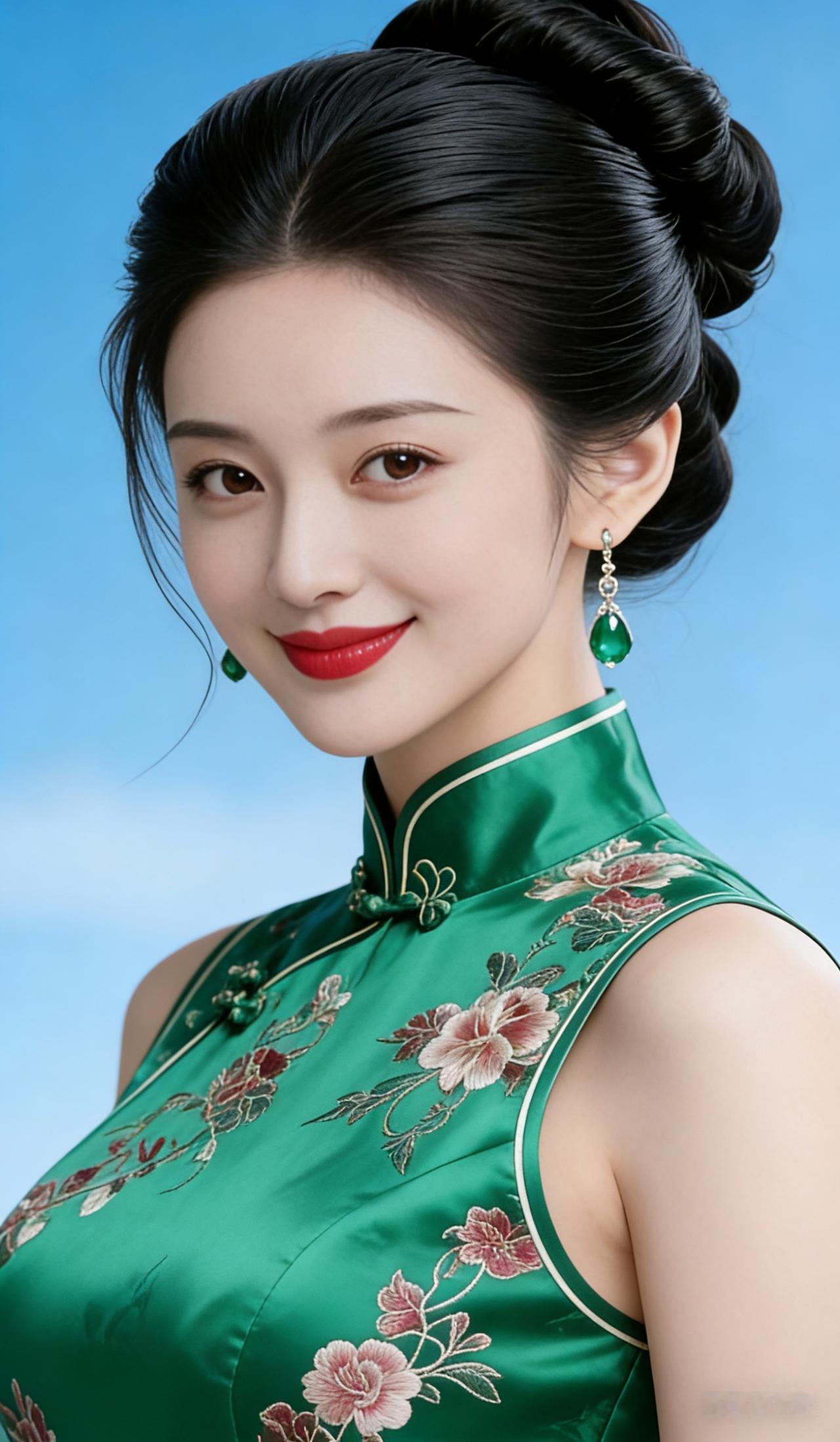 优雅旗袍，惊艳时光，复古风韵，尽显东方美。