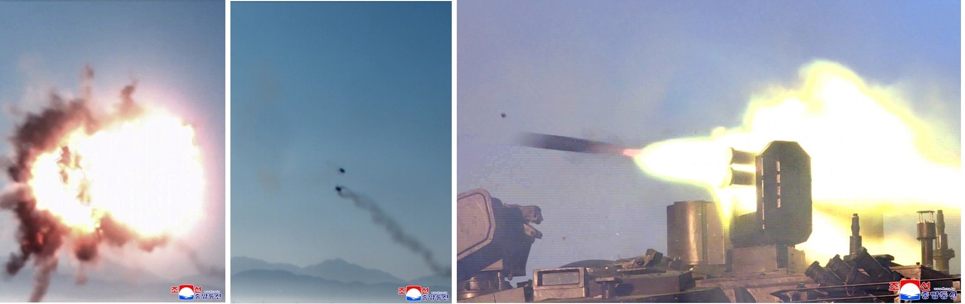 朝鲜天马20坦克的主动防御系统拦截反坦克导弹实际效果图烽火问鼎计划每天认识一件兵