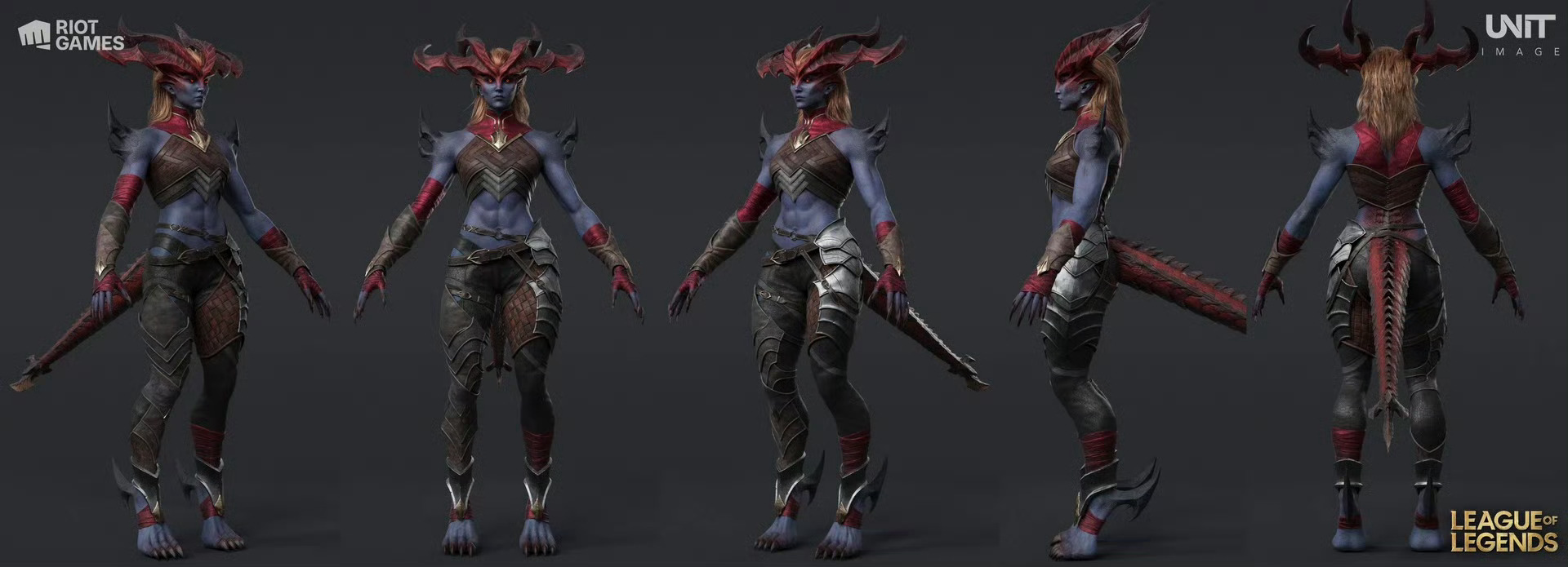 《救赎》CG动画新版希瓦娜模型设计英雄联盟