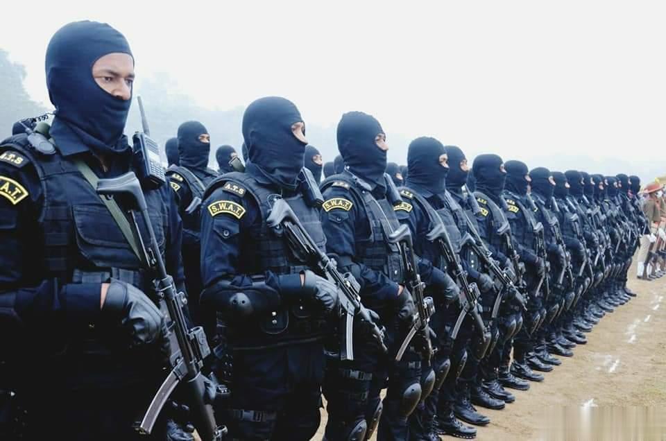 #爆料#难得一见的印度比哈尔邦警察反恐小队ATS
警察反恐小队是印度一些邦警和地