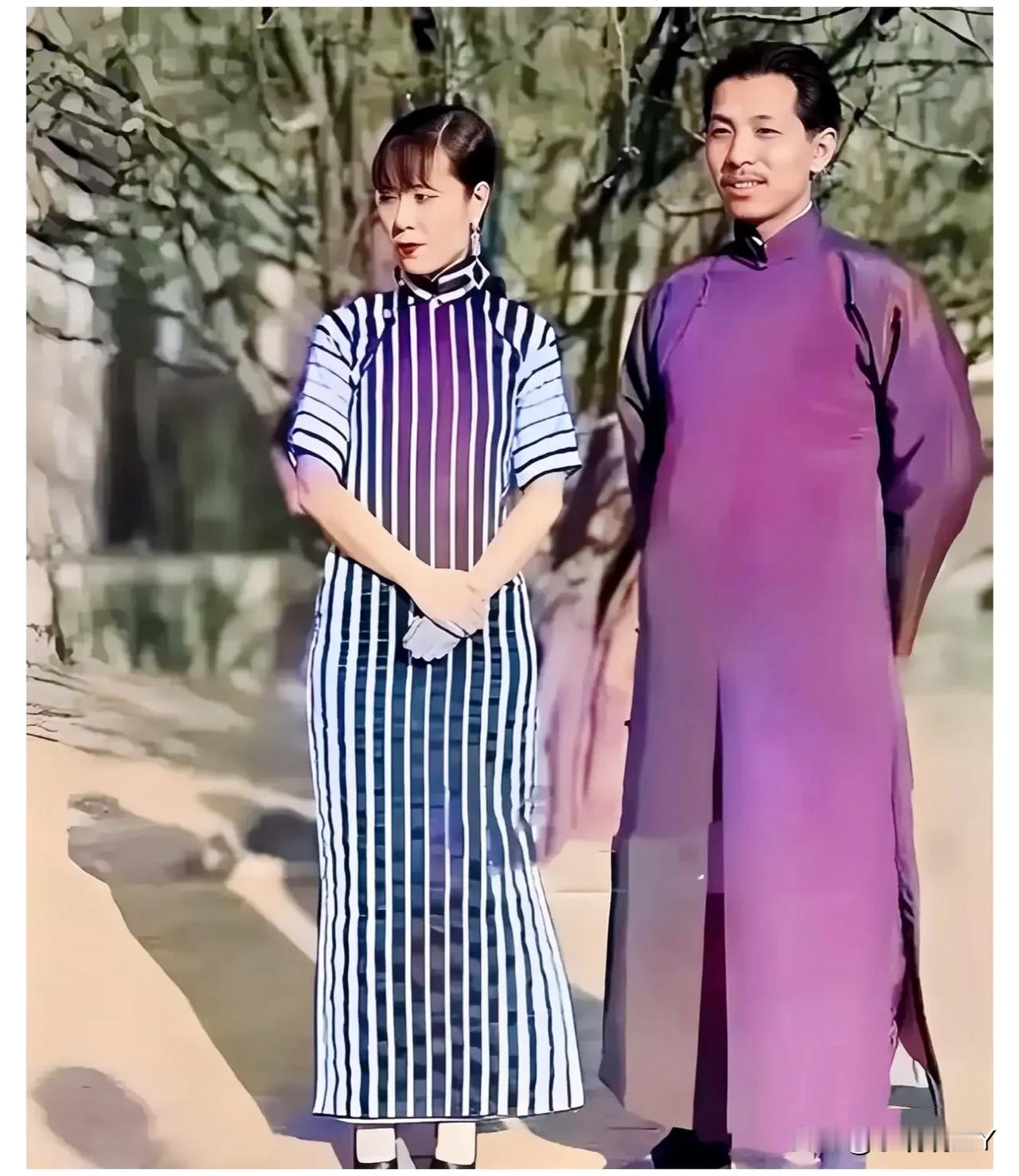 民族英雄张学良与原配妻子于凤至的珍贵合影！都看一下吧，这不是演戏，也不是某演员扮