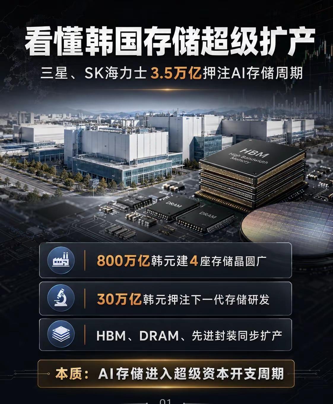 今日，韩国产业通商资源部长官金正官宣布，韩国计划投资约800万亿韩元（IT之家注
