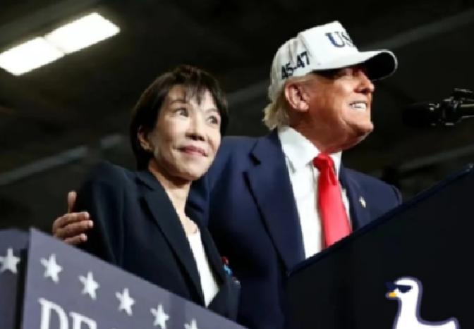 就在刚刚
 
据多家媒体报道，日本方面突然宣布了已就一段公开活动中的拥抱画面向美