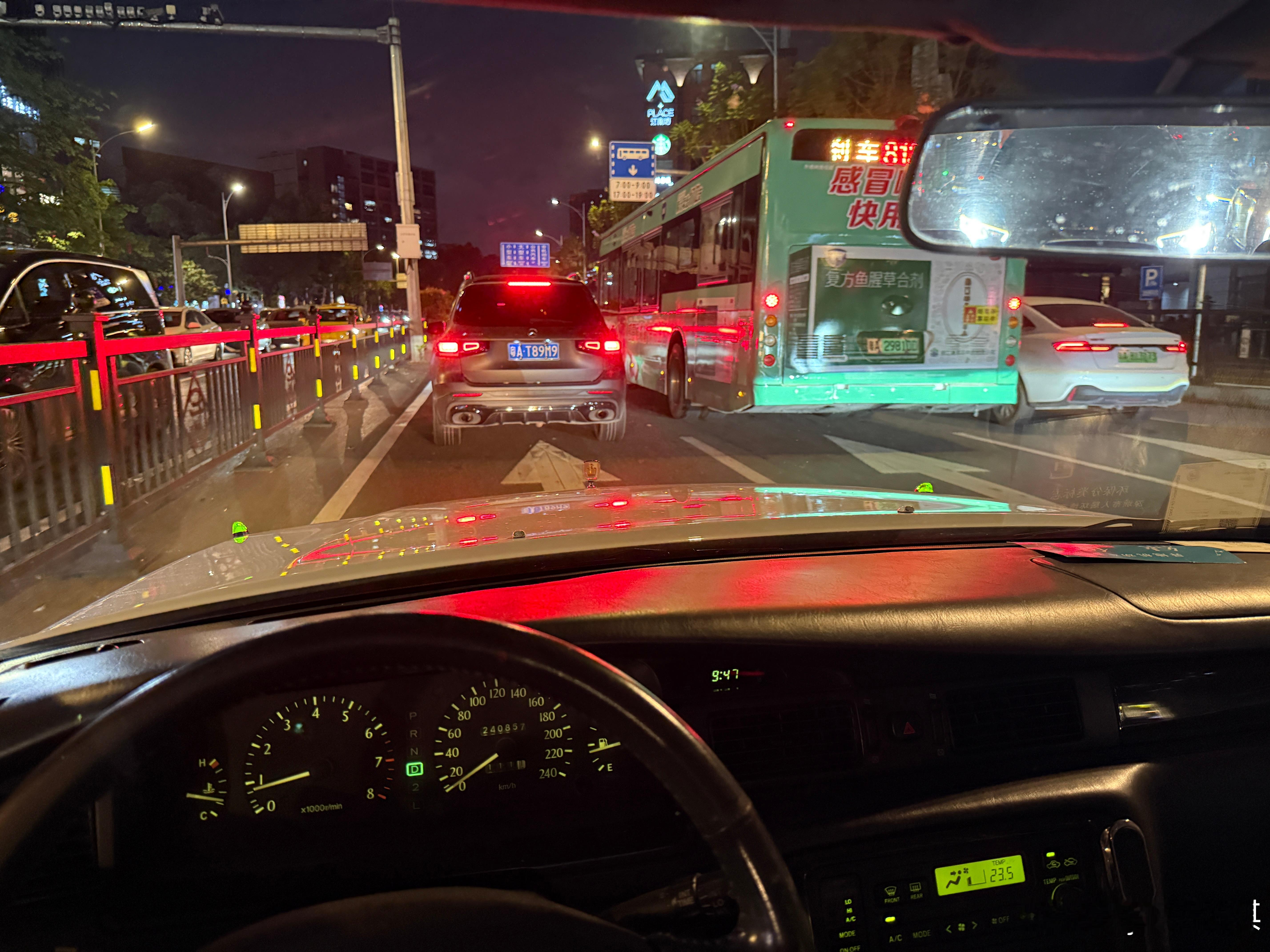 绿色对位灯 真的太有感觉了 广州