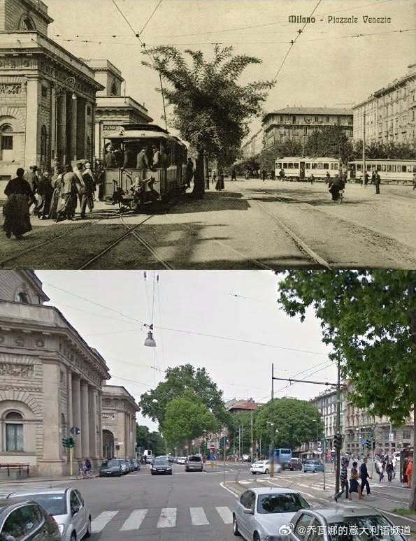 Milano nel tempo：20世纪20年代和21世纪20年代的Porta