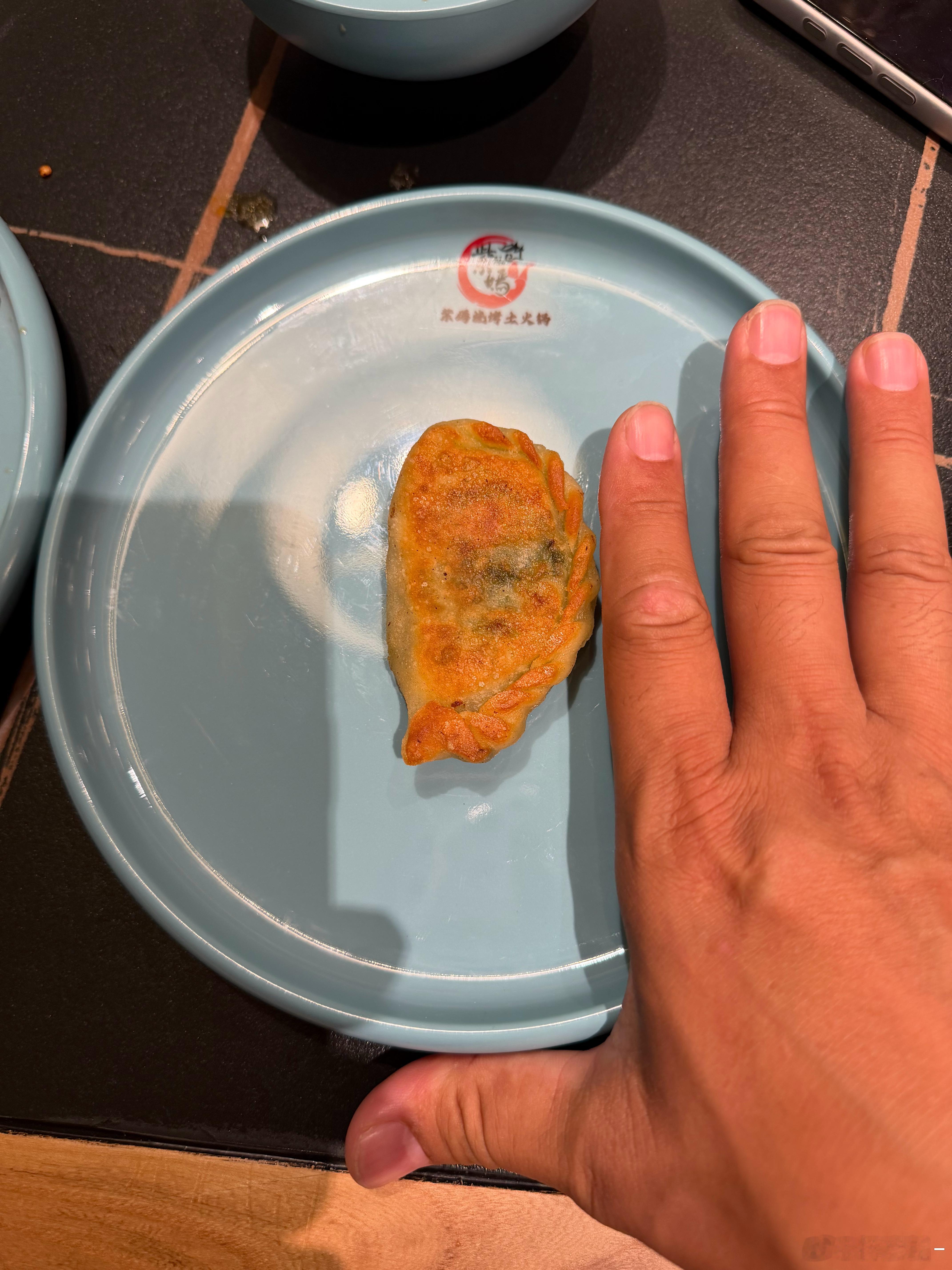 我也是嘴贱，来新疆菜餐厅点了份儿韭菜盒子颠覆认知了，头一次吃到这么大个的想在霍尔