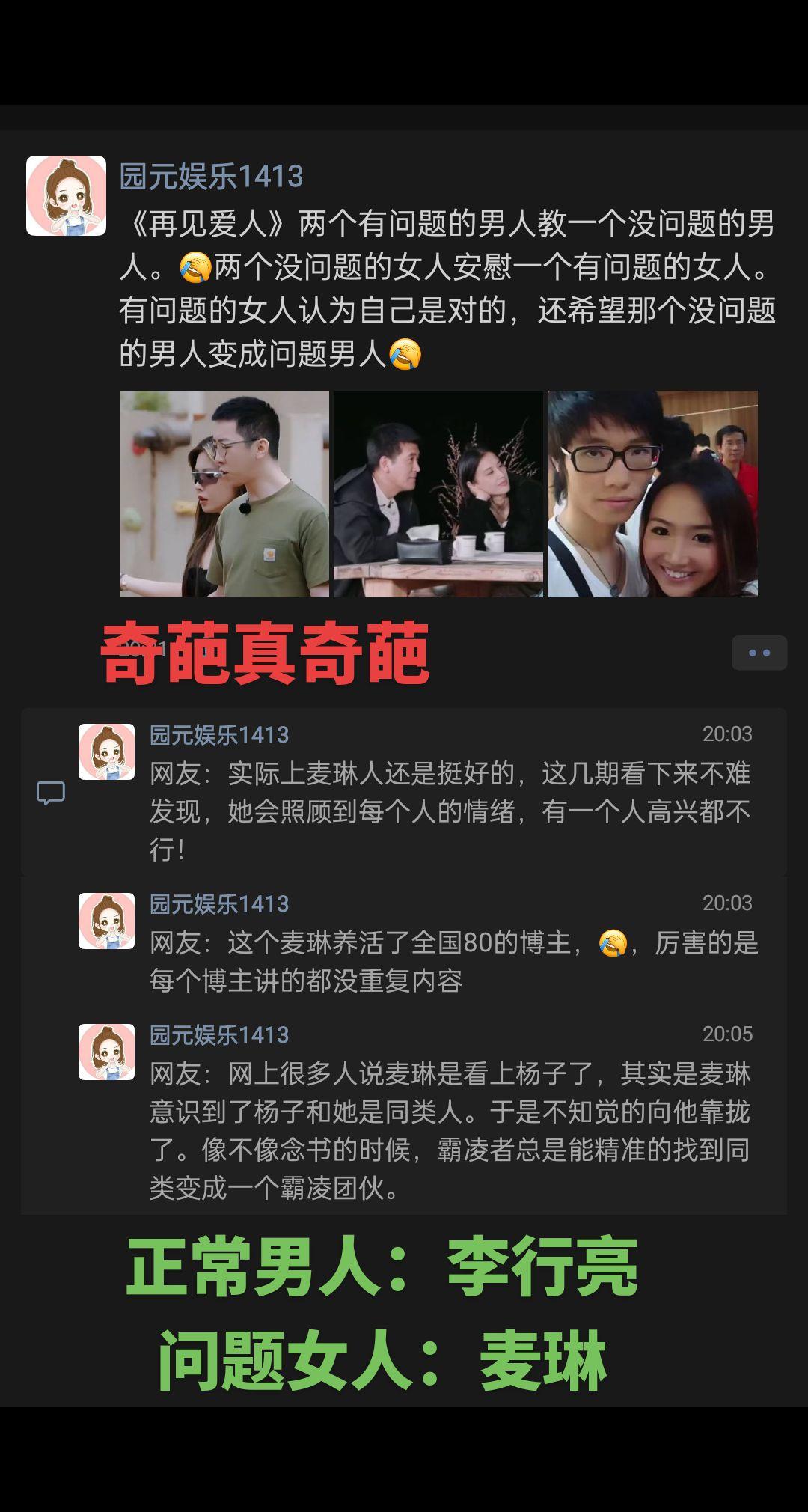 再见爱人 麦琳李行亮