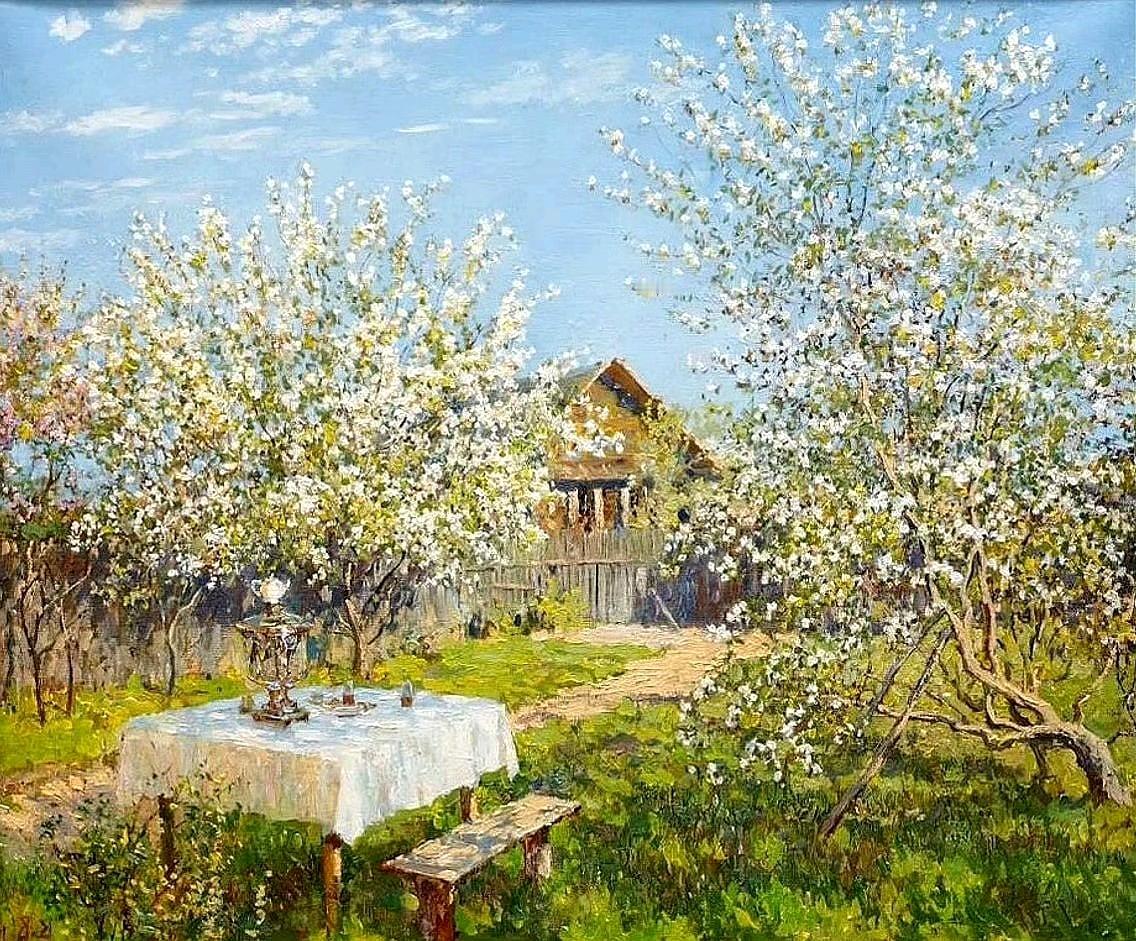 开花的苹果树
Vladimir Germanovich Vakhmyanin