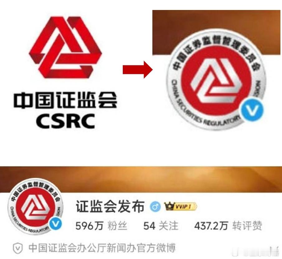 不套人了。3V，大家都赚钱6月30日，证监会发布微博显示，证监会logo更新，由