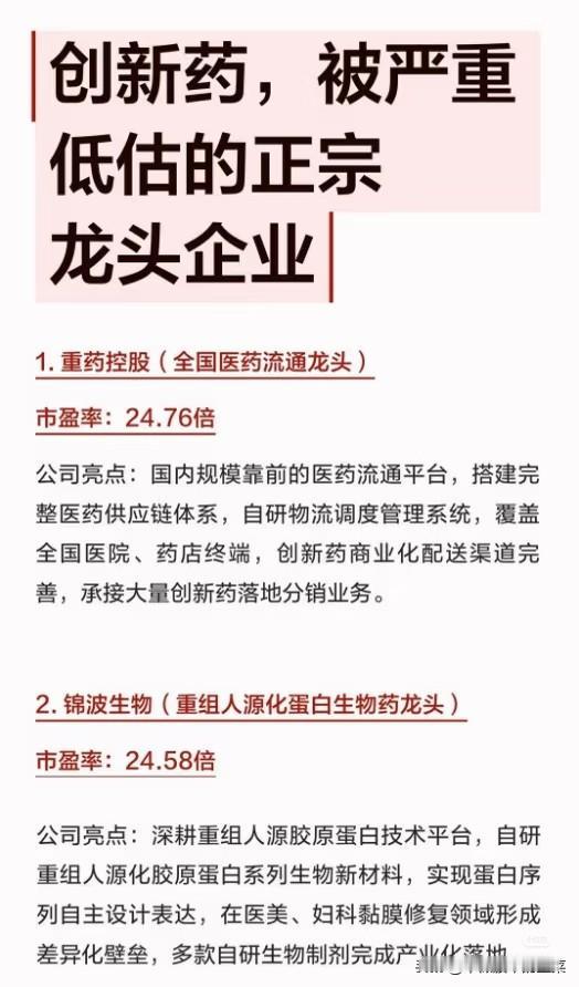 被集体忽视的创新药板块，低估值龙头正在悄悄蓄力
 
大盘来回震荡切换热点，不少股