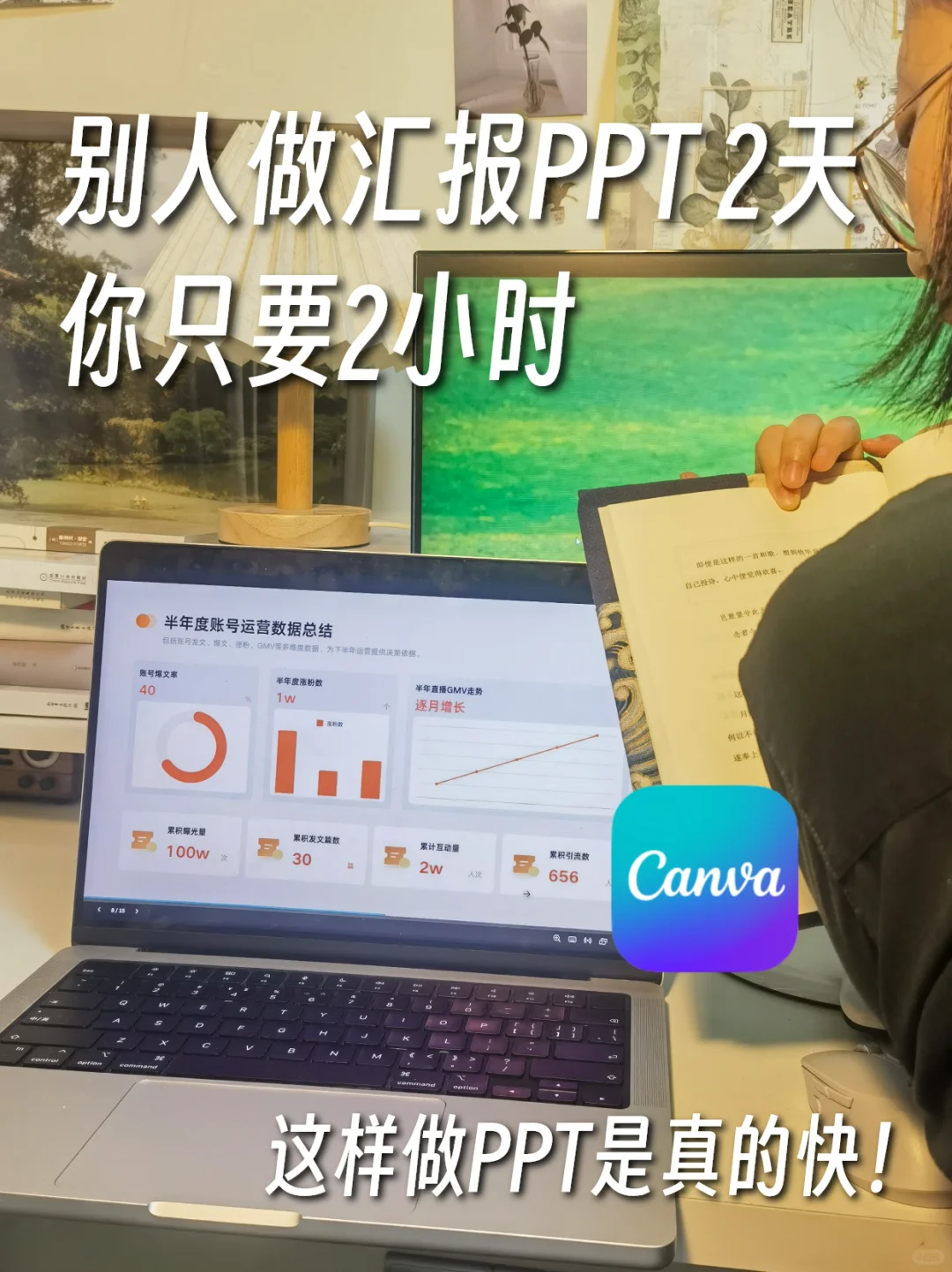 领导说：你的年中汇报PPT 绩效稳了😎