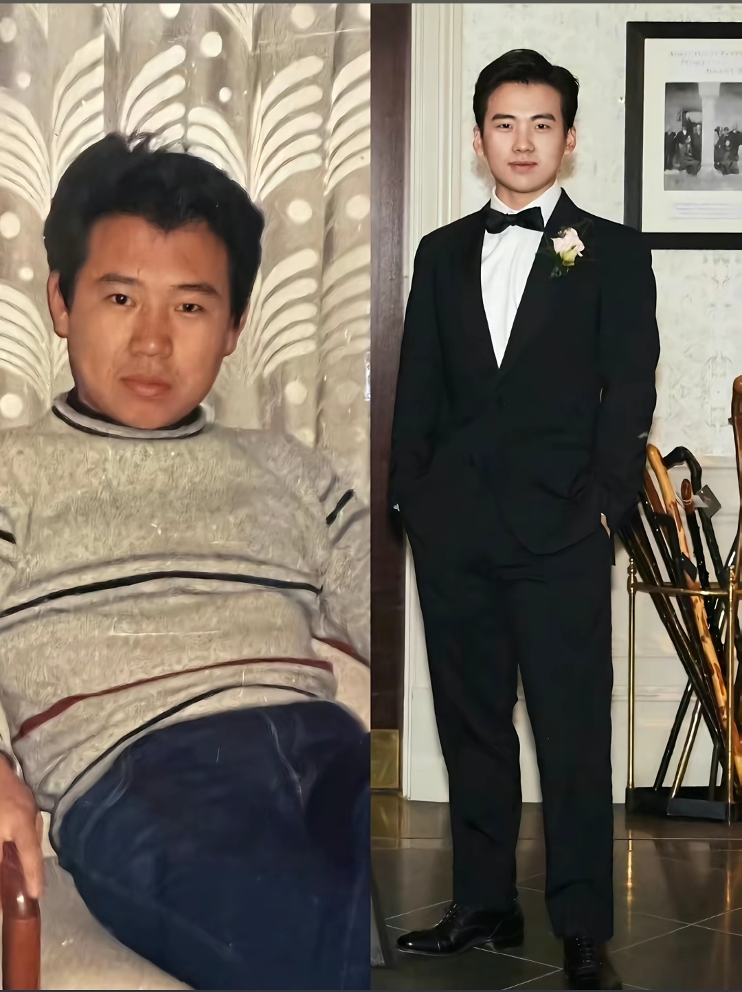真的是一模一样。 