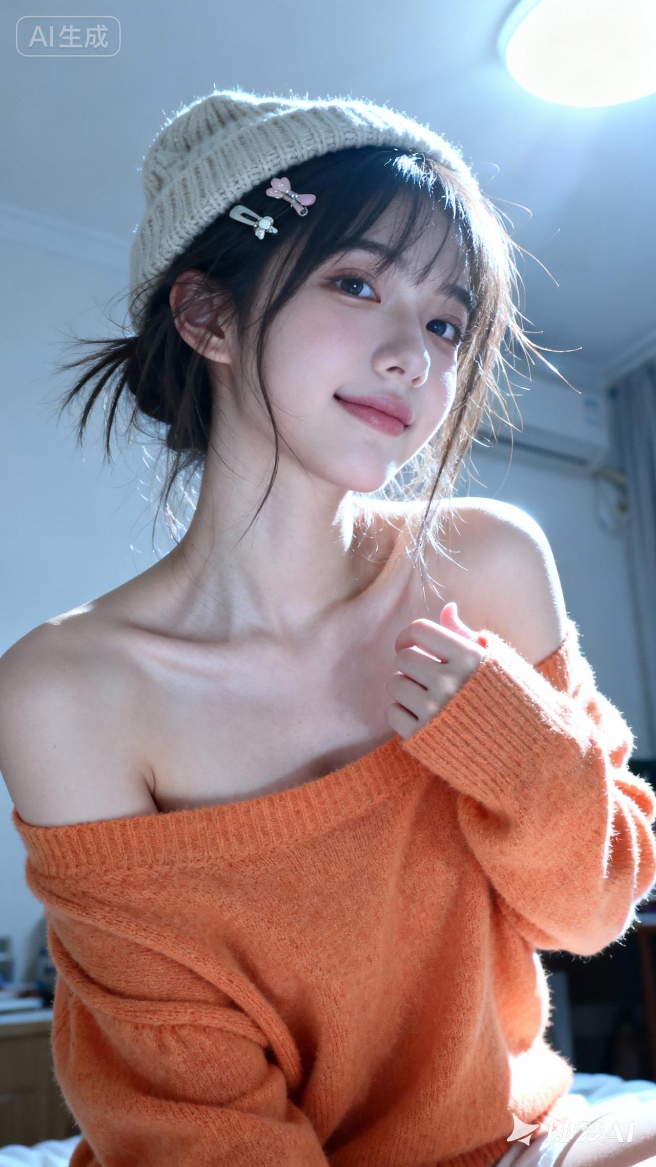 橙色系穿搭分享