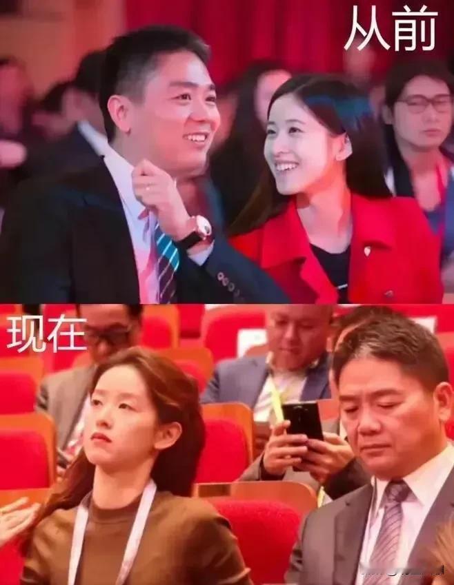 嫁给刘强东10年，章泽天面相大变！
就发现章泽天好像是大女主了，再也不是那个奶茶