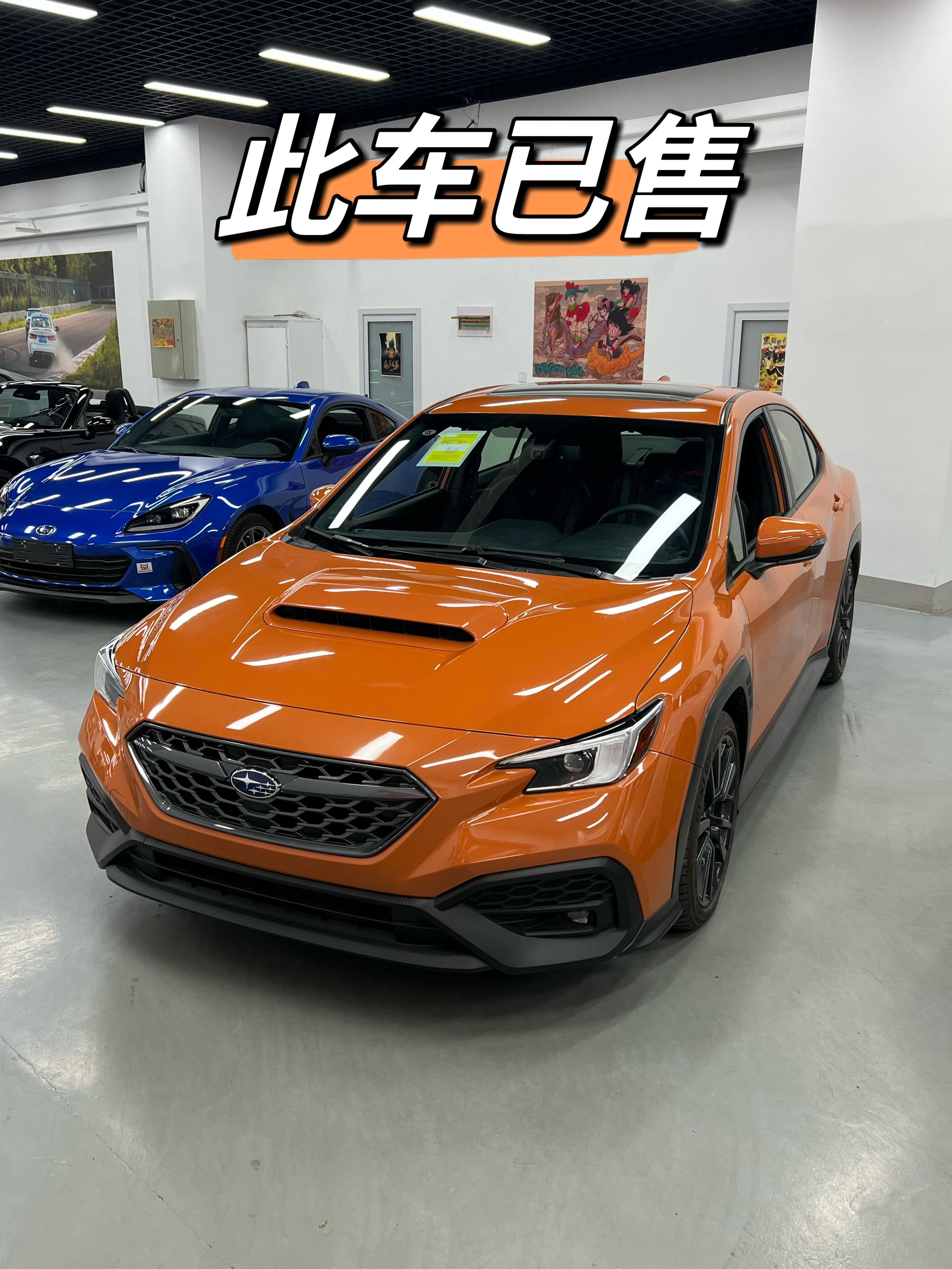手动挡WRX已售过程略曲折，感觉有点对不住客户[苦涩]本来定的是科迈罗，现在换成