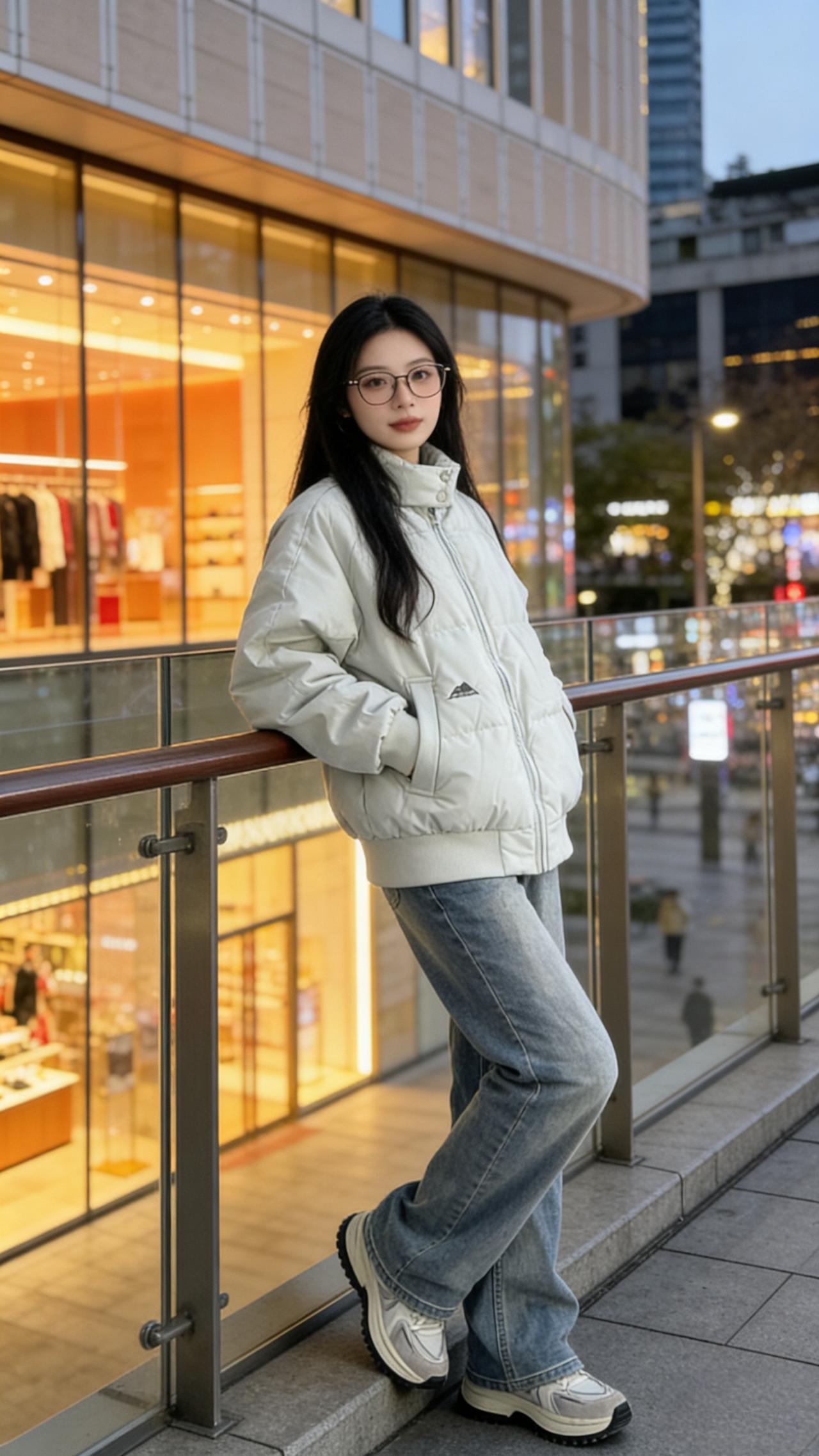 韩系穿搭 温柔穿搭 冬季穿搭 简约穿搭 休闲穿搭