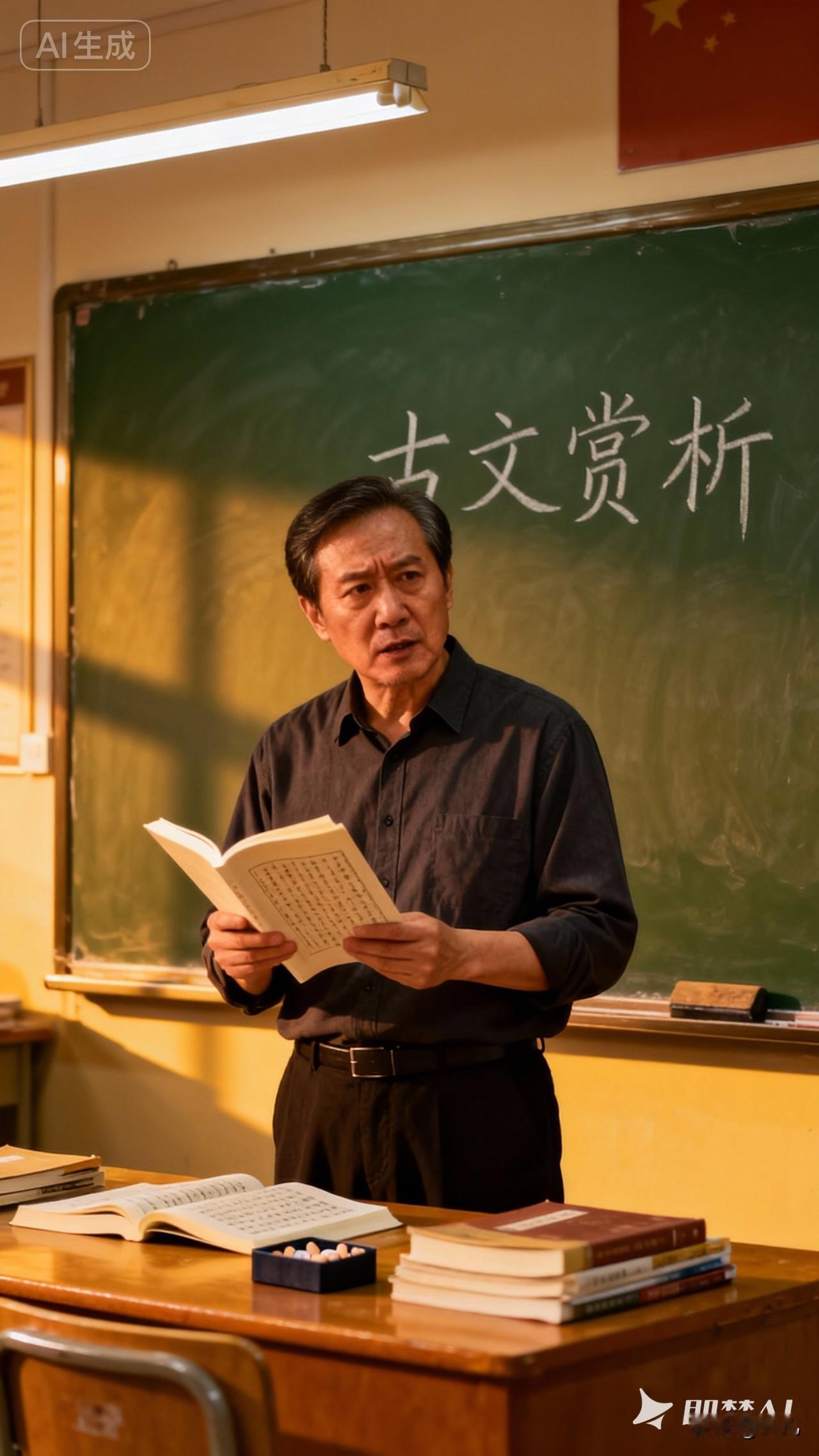 “严师出高徒”王老师未曾动摇过，他是当今的一股清流。
   王老师今年54岁，“