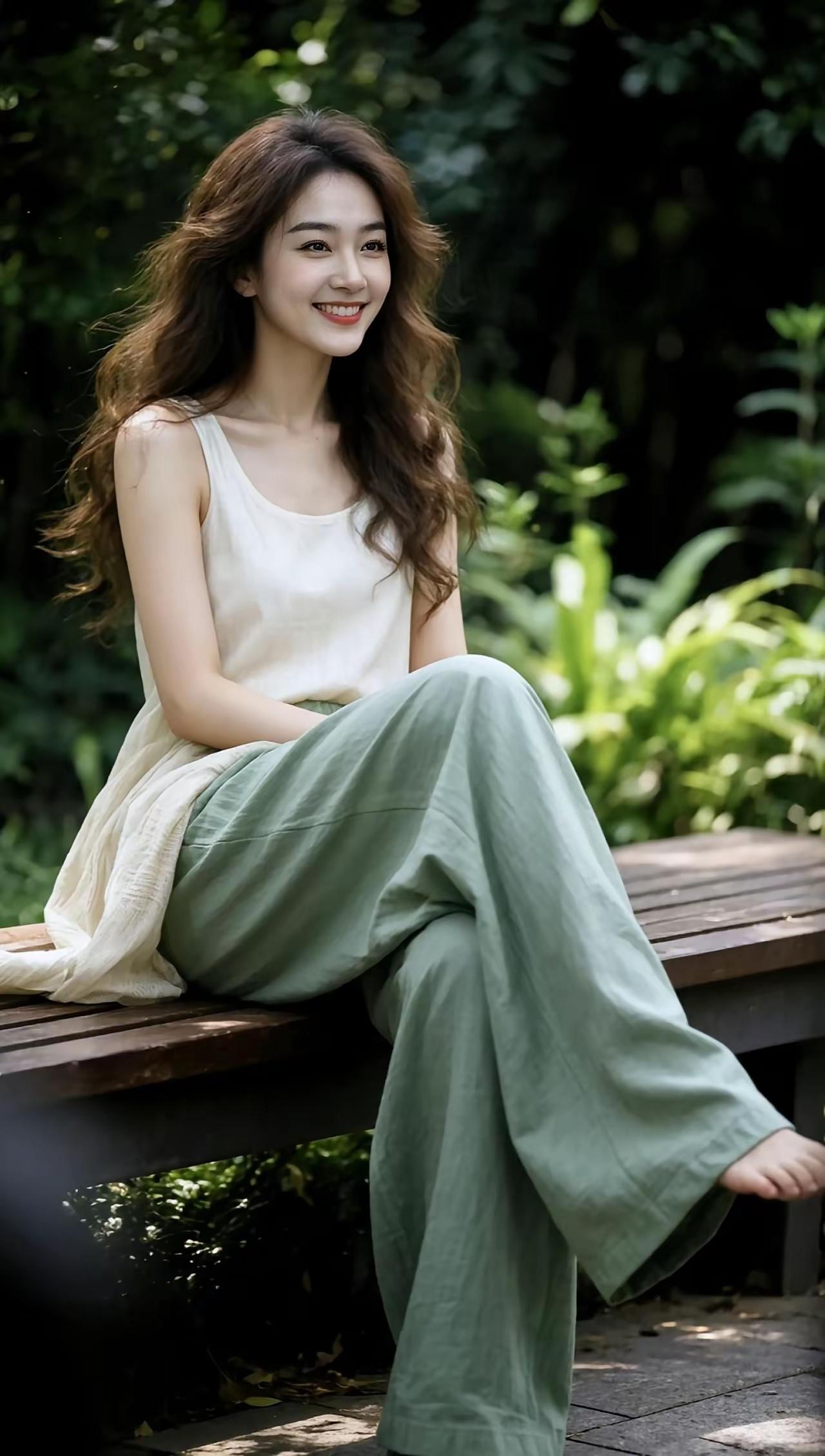 夏日午后，绿意盎然，悠然自得。