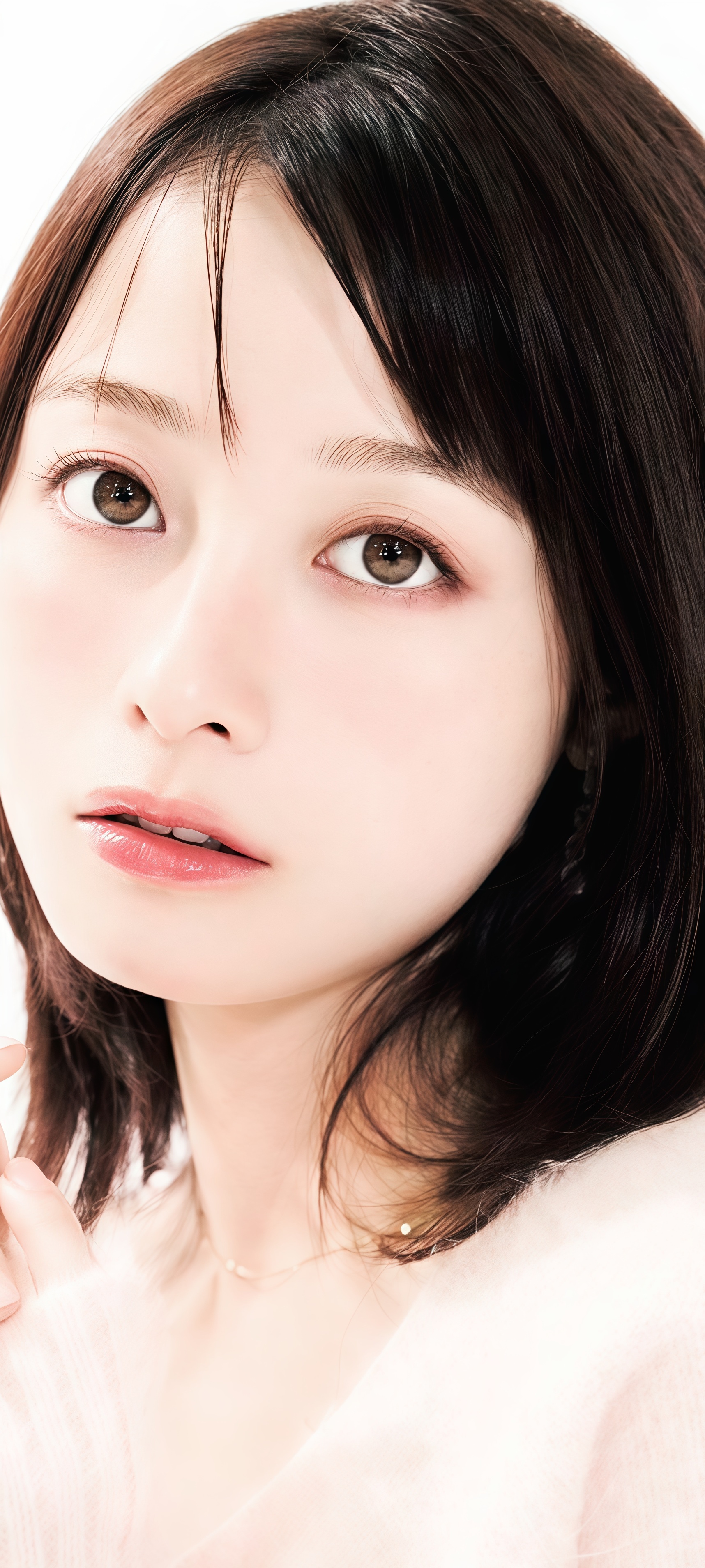 桥本环奈粉色系头像壁纸女神这一组真的是绝美啊  专栏 · LOVE桥本环奈图频产