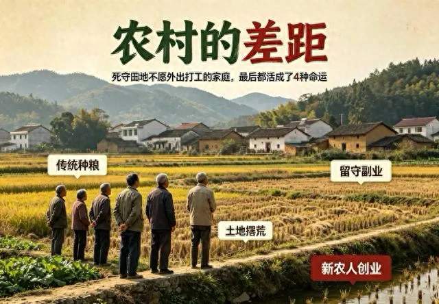 留乡种地还是进城打工？真正的差距不在脚下，而在脑子里