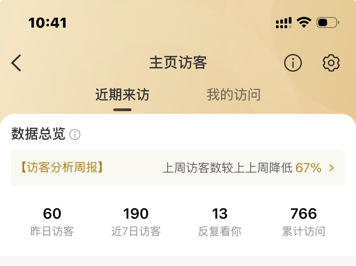 一共60个访客 50个都是你那个缺德社的 还有一个关注xyx的 神经病啊 
