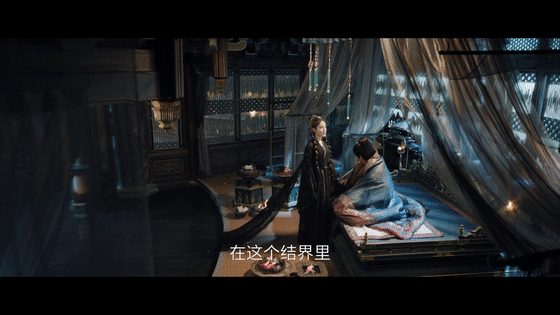 迪丽热巴十步之内必有陈飞宇荧幕氛围感直接拉满！迪丽热巴冷艳演绎深情灵主，贴心守护