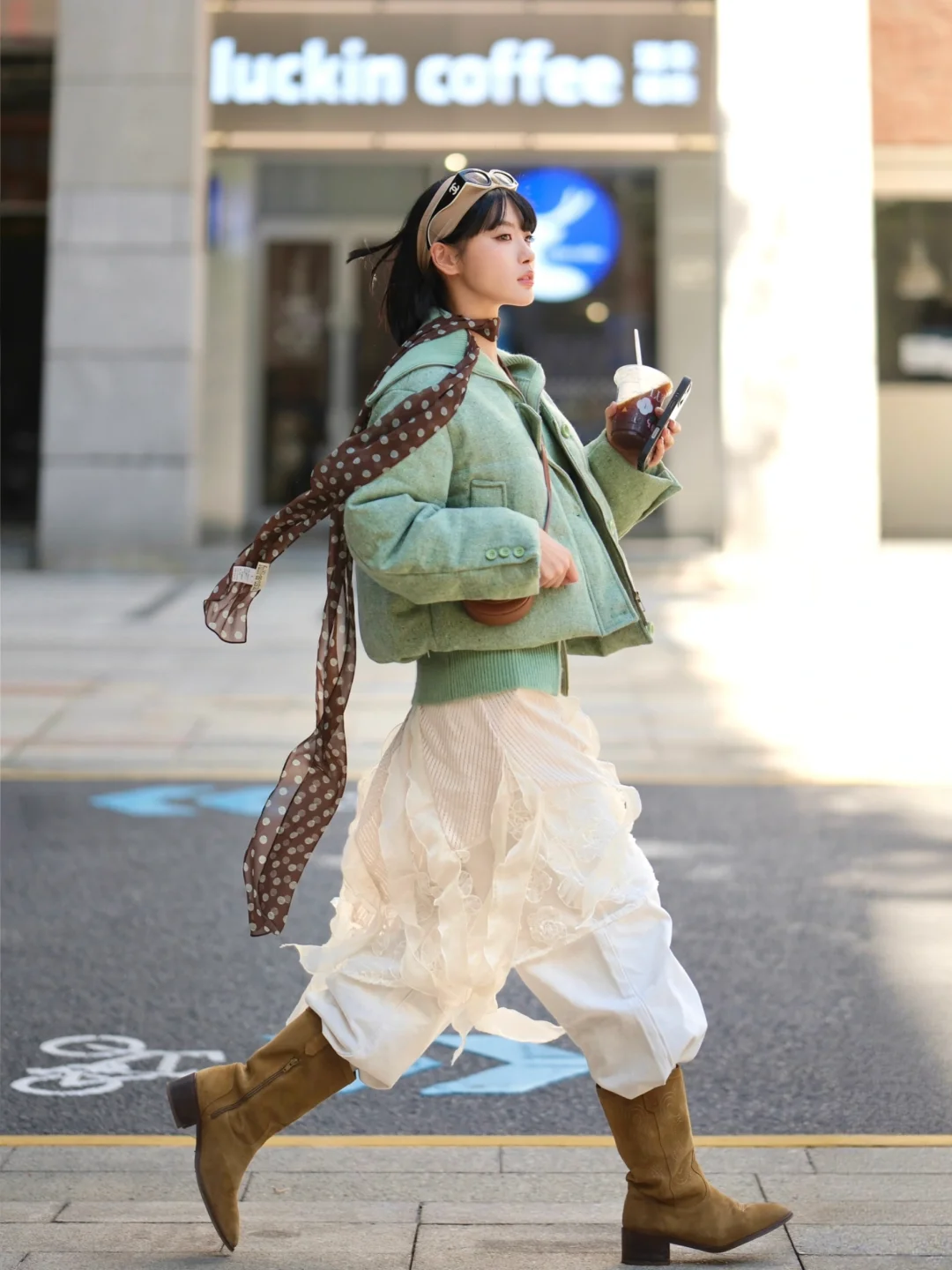 走路带风，也迎来了立冬☀️