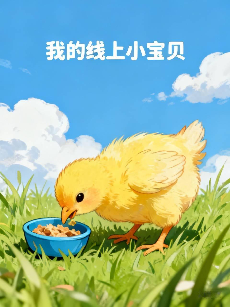 瞅瞅这张图，我家支付宝小鸡正欢快地啄着食呢！这只小鸡我养好久啦，每天都得上线给它