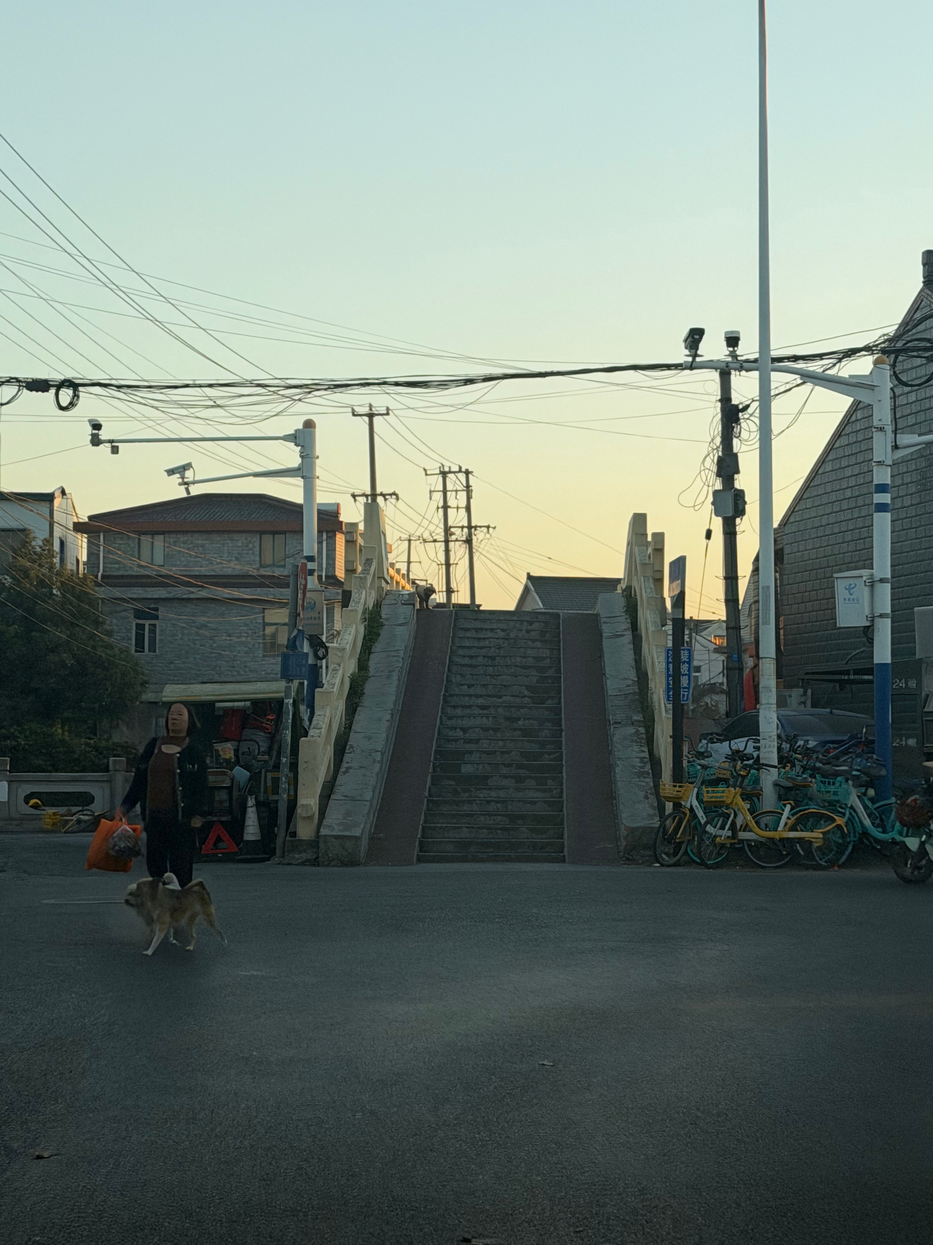 小时候经常路过的一个桥，小时候和我弟弟还有几个同学自行车直接干上去怎么20几年过