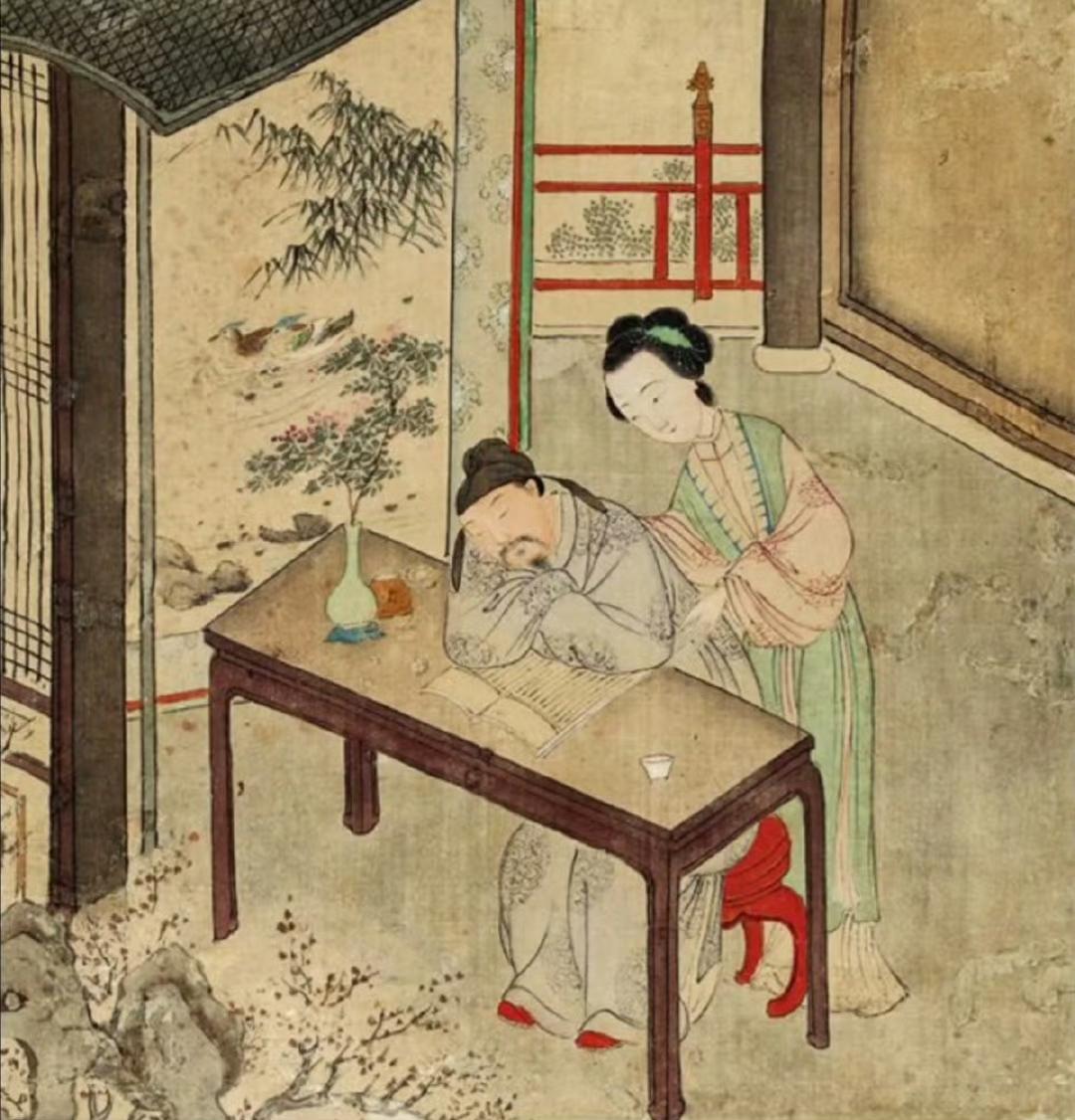 画里的夏日闲：纸屏石枕，一梦到潇湘 🌿
 
铺开一张画，便见这诗句里的闲逸——