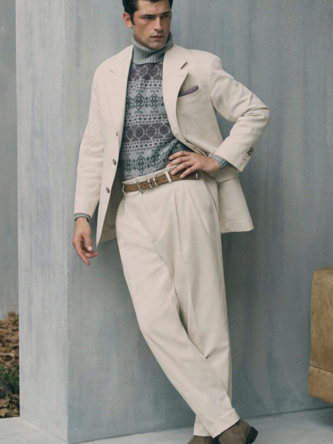 Brunello Cucinelli 2026秋冬男装系列，廓形里藏着一种松弛的