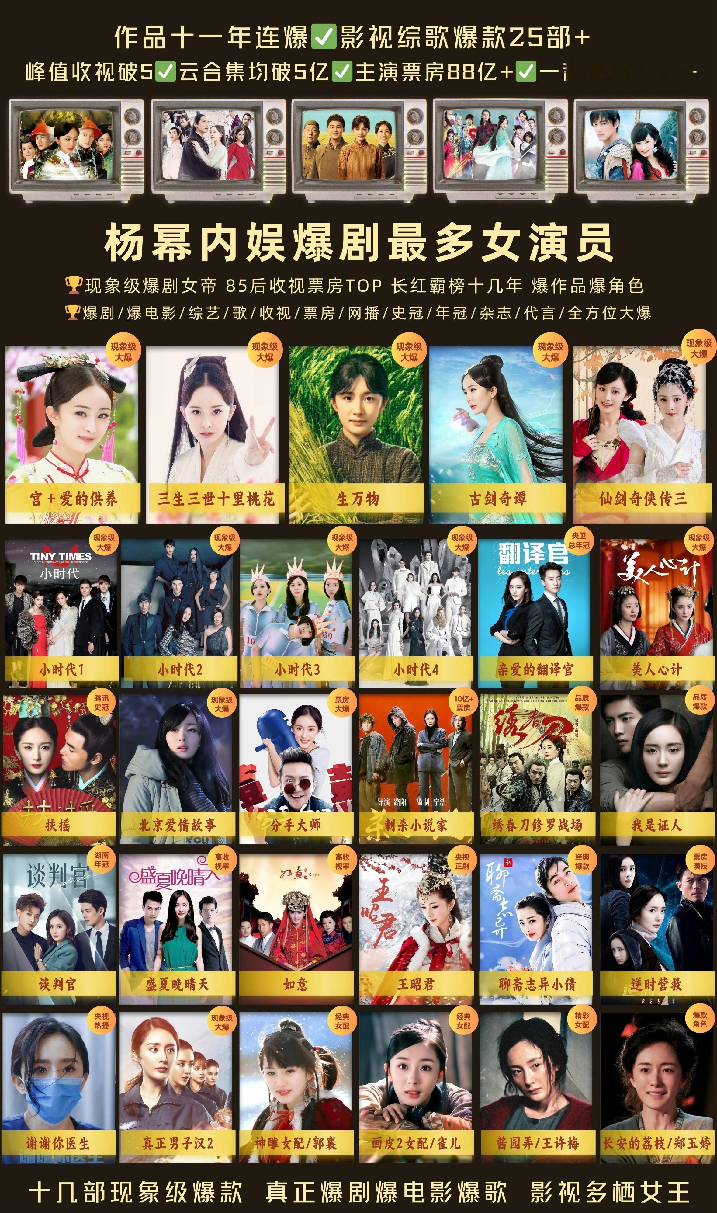 杨幂演技 收视率和票房是观众最真实的选择，我还是喜欢杨幂这种选剧本看本心看角色本
