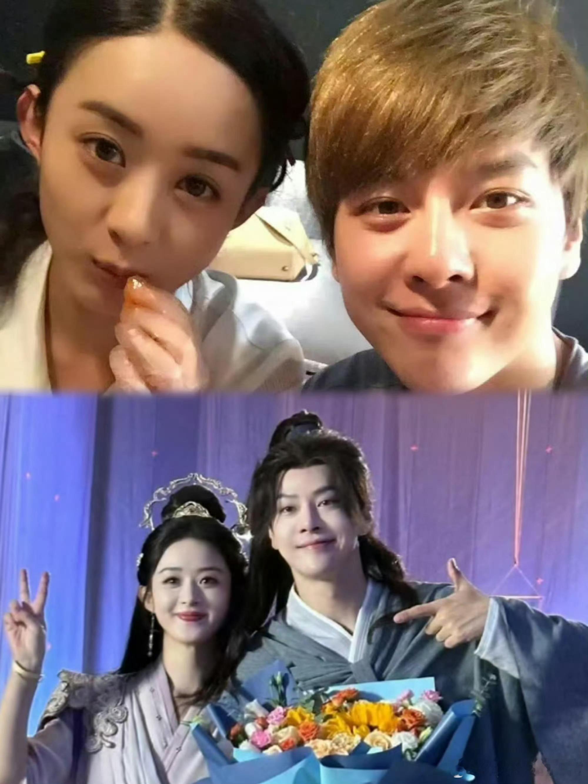 #徐海乔参加披哥和赵丽颖说了##赵丽颖看徐海乔的剧会主动夸夸#年少相识，顶峰相见