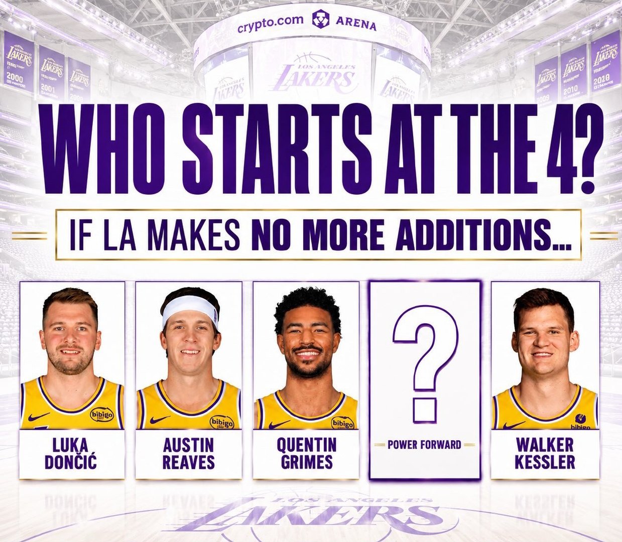 美媒：谁会是湖人新赛季的首发4号位？nba休赛期