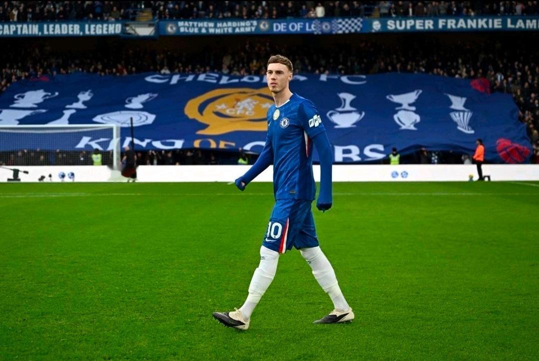 帕尔默超越阿内尔卡，升至切尔西队史英超进球榜第8位英超第16轮，切尔西主场迎战埃