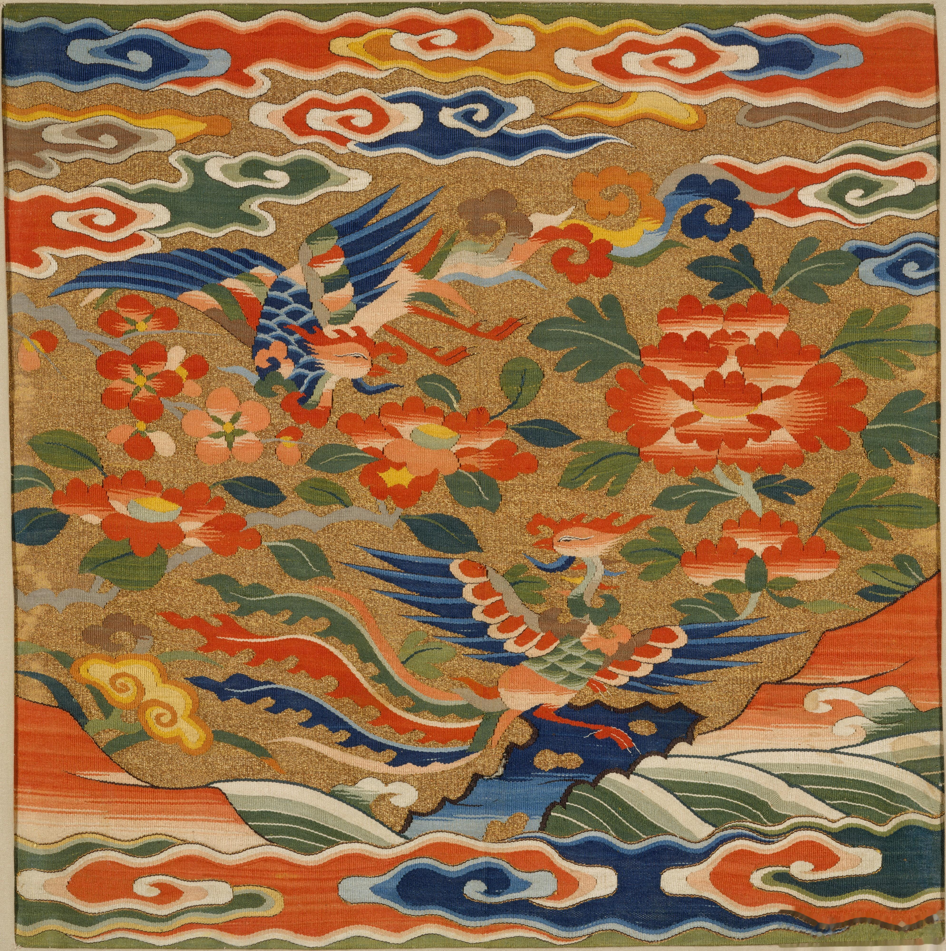 绝美明代鸾凤补 ​​​