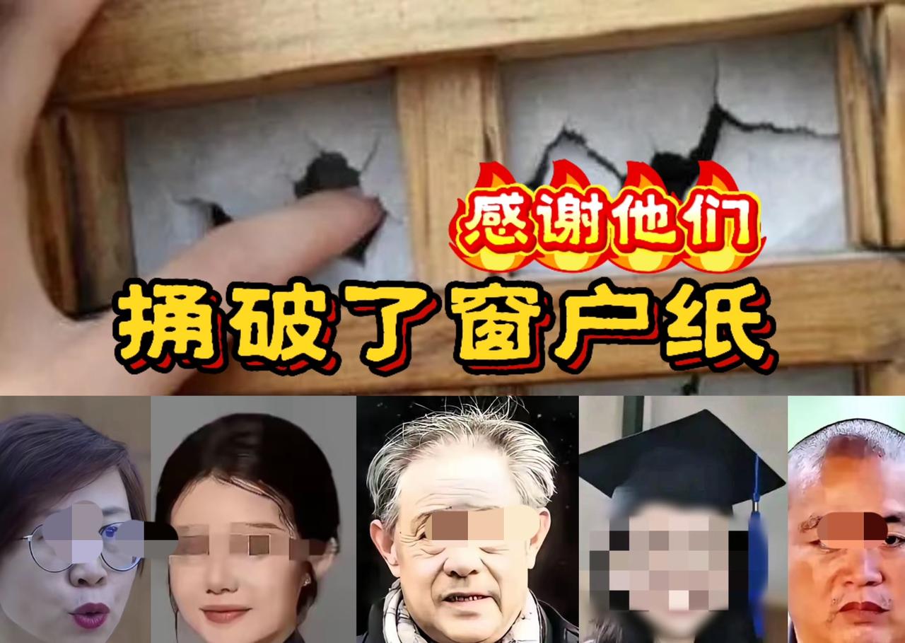 郭美美捅破了红会，
释永信捅破了寺庙，
董小姐捅破了协和，
杨景媛捅破了武大，