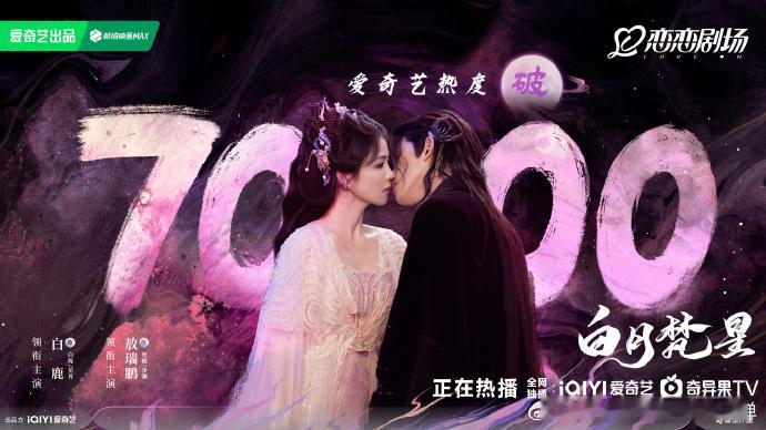 白月梵星站内热度破7000  白月梵星热度破7000 七星高照，辉煌开启，白月梵