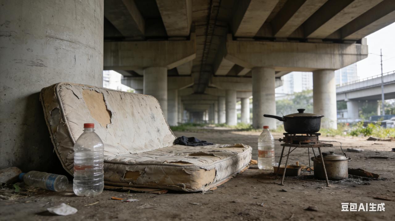 对当代上海桥洞大神现象的理性反思
 
繁华都市里，偶尔出现的“桥洞居住”现象，不