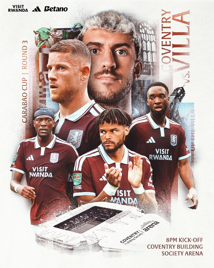 🦁️比赛日🦁️联赛杯 第3轮🆚考文垂 vs 阿斯顿维拉⏰北京时间9月17日