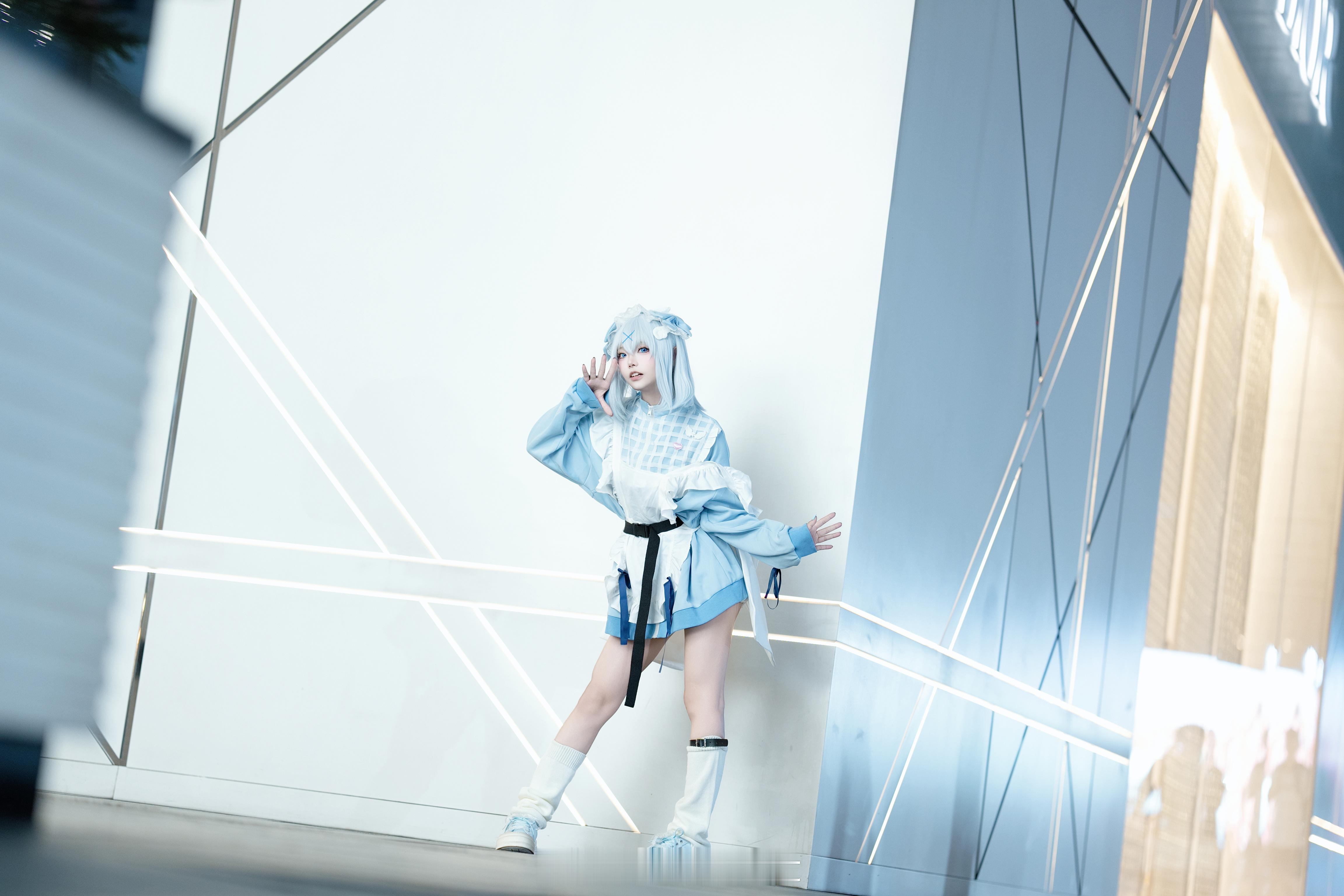 白鸠祈礼神様ちゅ～ずcosplay 转➕关抽6.6r  36p见评在街头偶遇了天