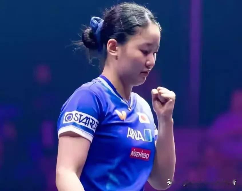 张本美和晋级女单决赛[玫瑰]
WTT法兰克福冠军赛，世界排名第7位的日乒一姐张本