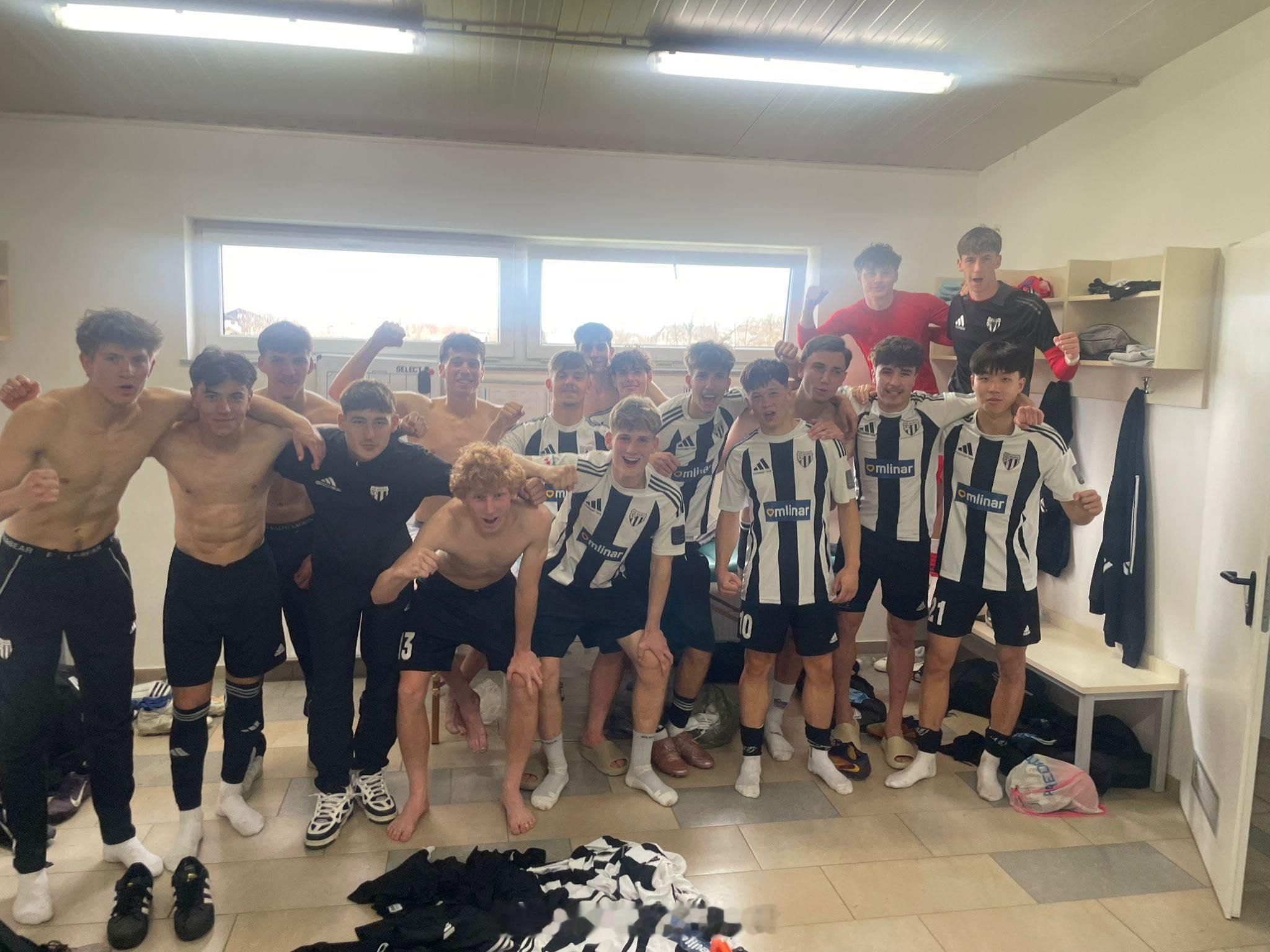 曲岱钦【斯洛文尼亚U19全国联赛(1) 第23轮】2026年4月4日，穆拉主场1