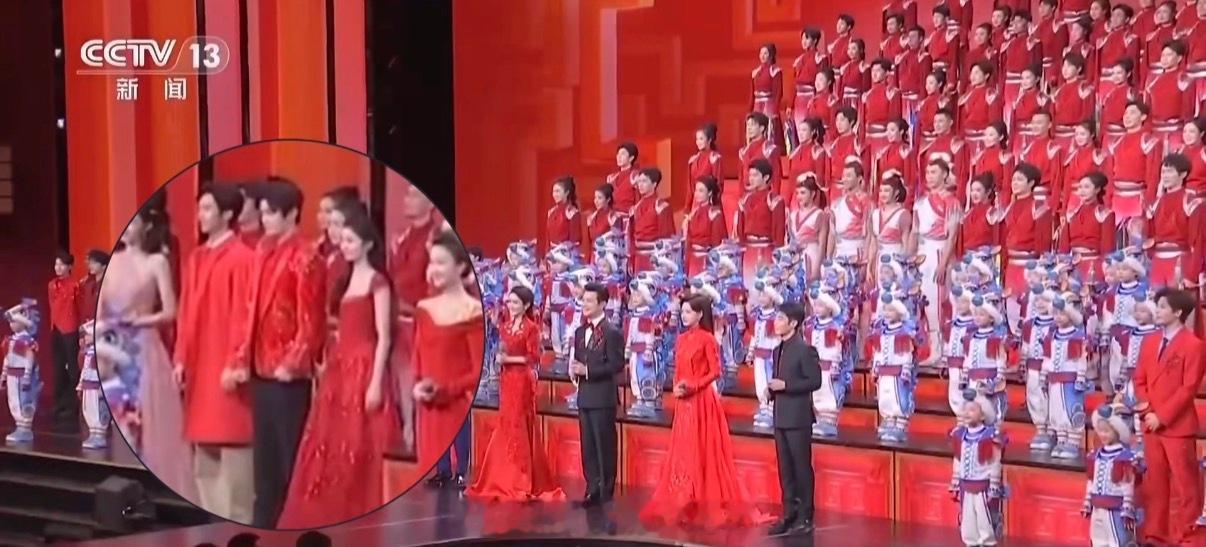 丁禹兮刘浩存春晚舞台开场丁禹兮刘浩存春晚开场同框意想不到的同框 