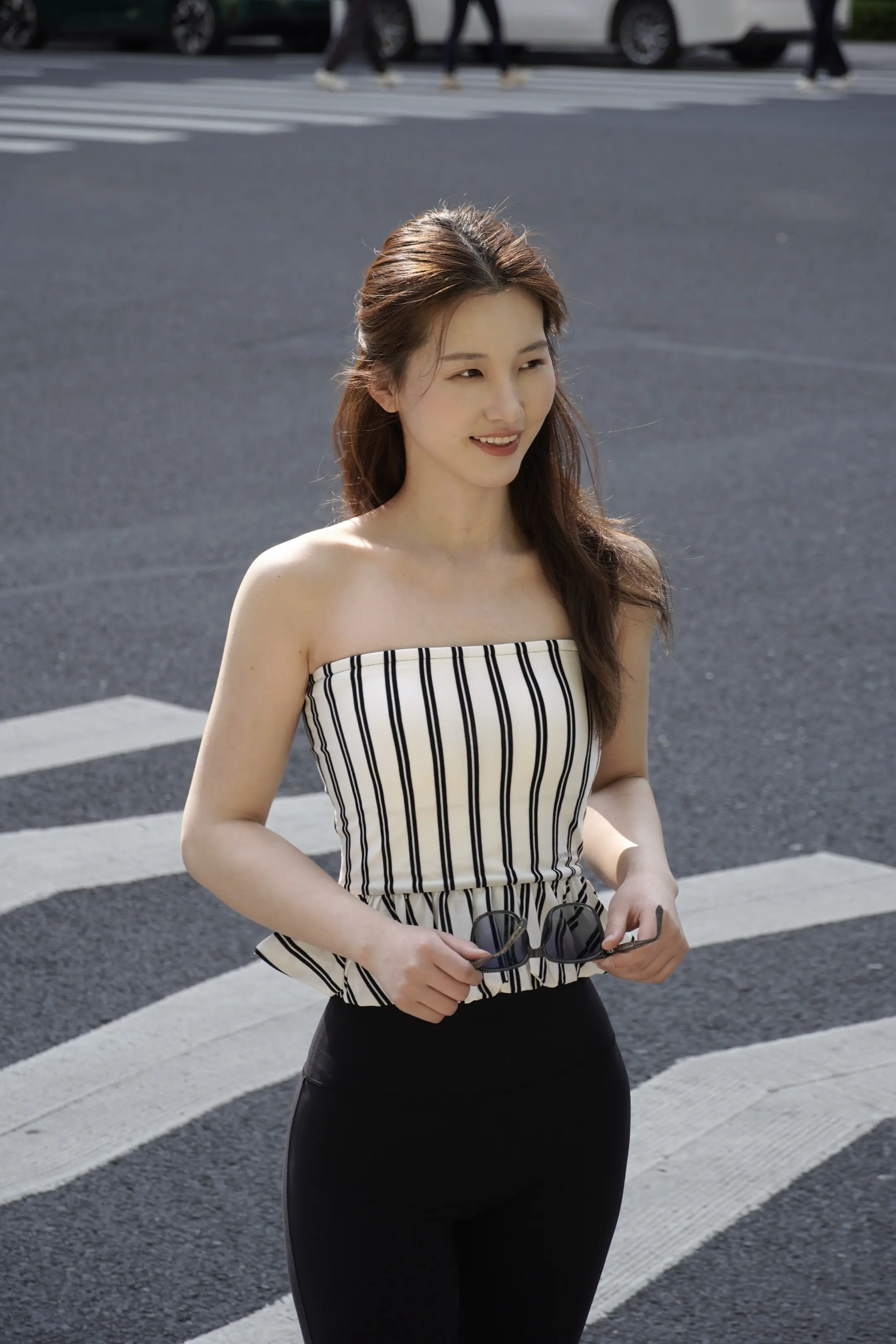 穿成这样接crush下班可以嘛😝。