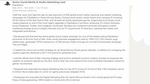 【《战神3重制版》销量突破400万】根据前PlayStation高级社交媒体和工
