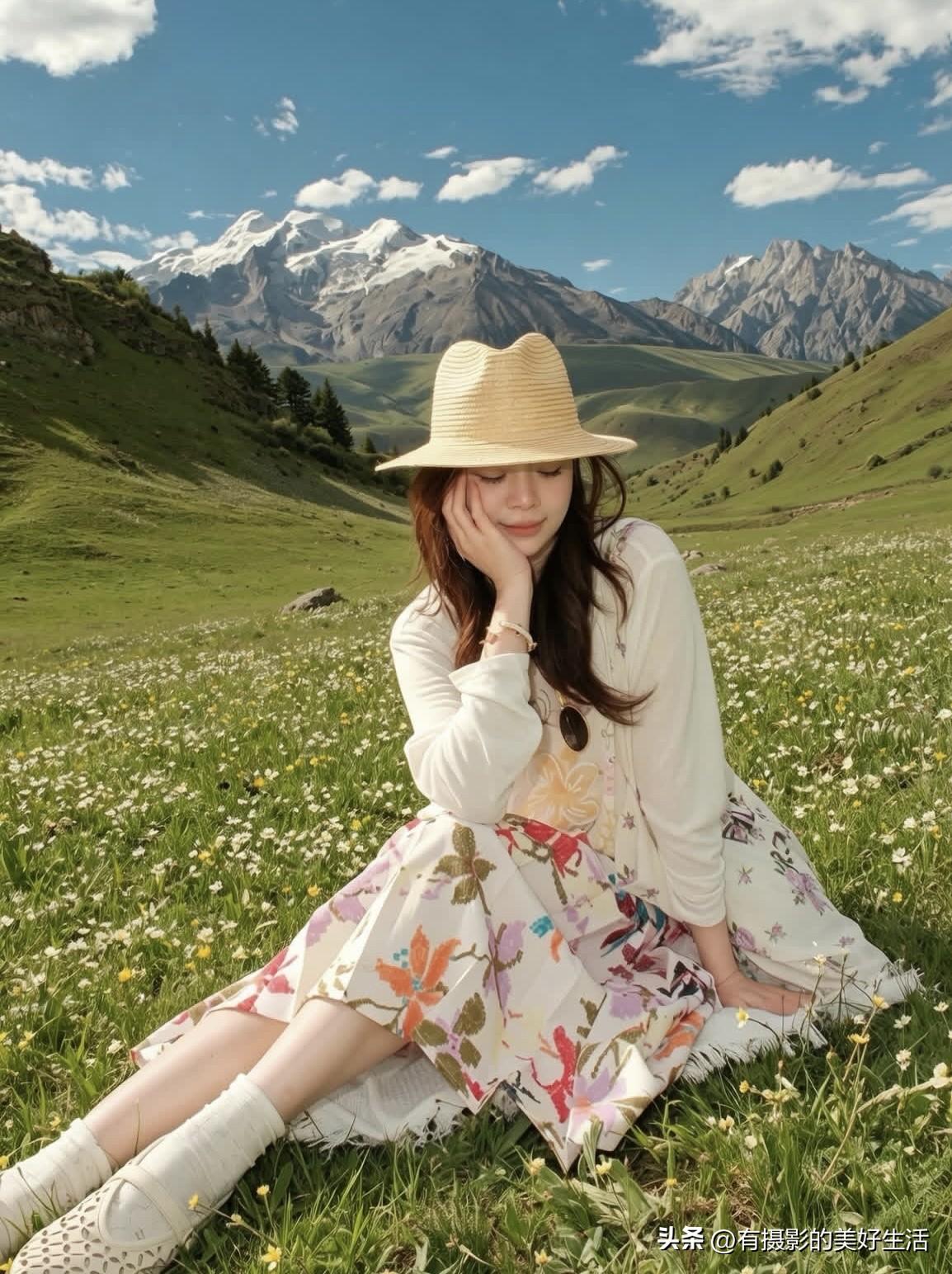 如果说川西是无数人心中的诗与远方，那么 格聂神山 就是这片土地上最纯净的落款。