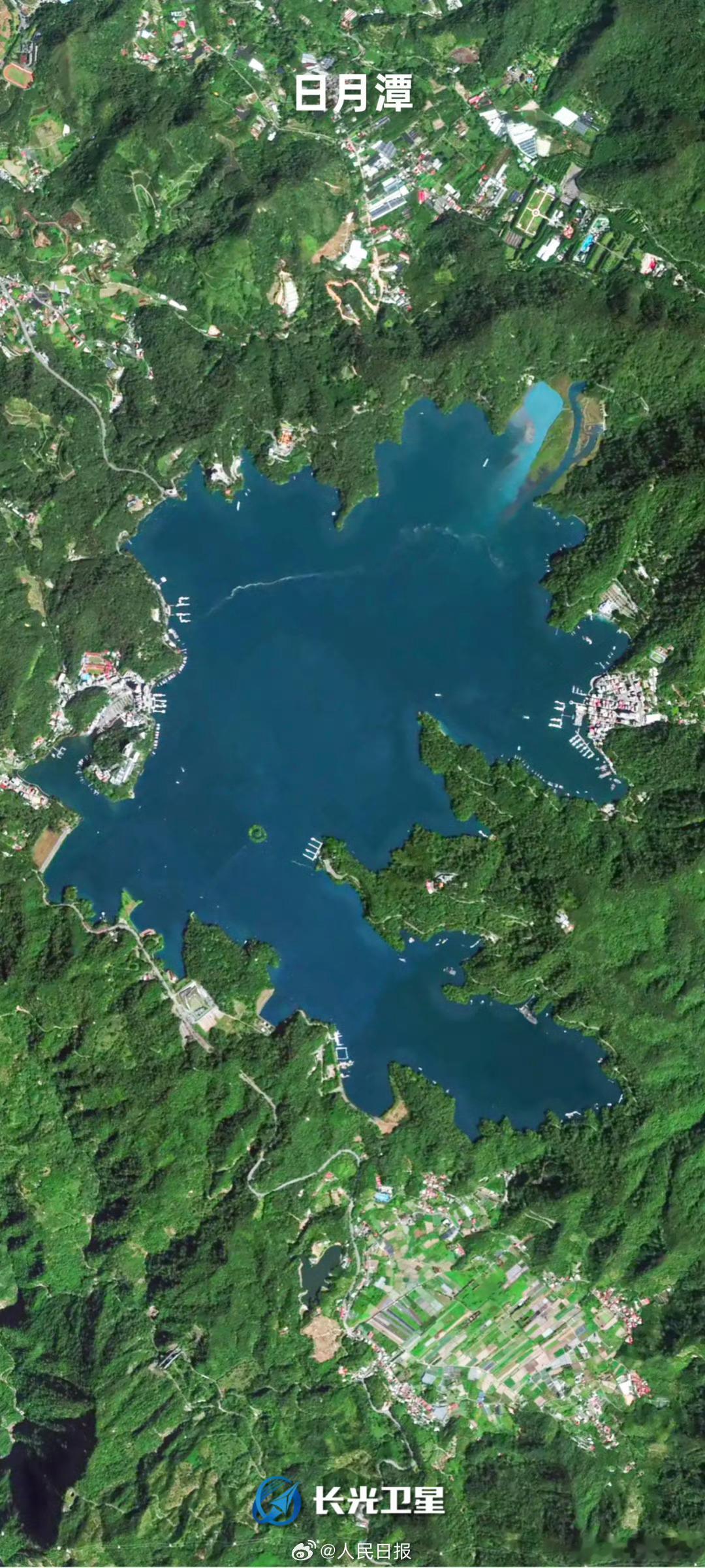 吉林一号卫星拍的台湾好清晰啊，这就是中国台湾，不管什么时候，台湾都是中国不可分割